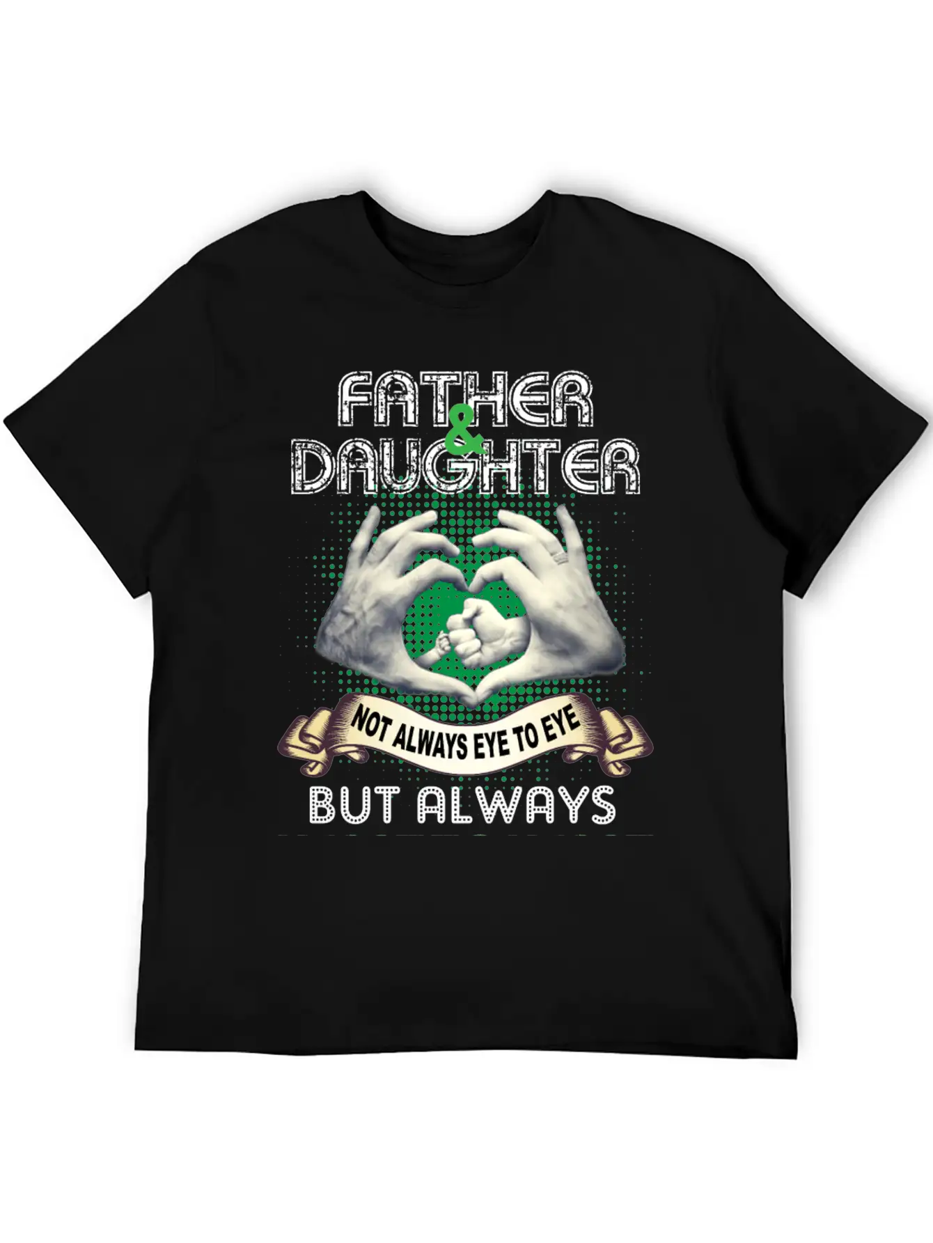 Father And Daughter Not Always Eye To Eye Timeless Short Sleeve Tee – Comfy And Minimalist Design