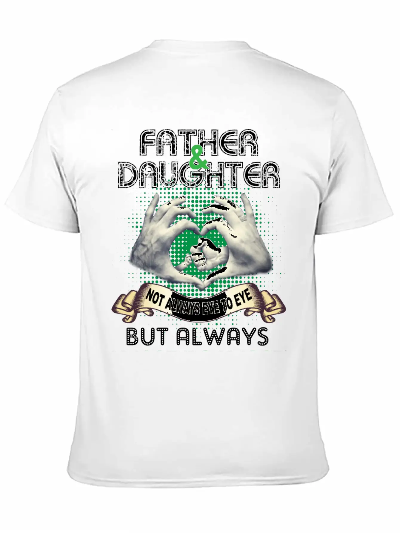 Father And Daughter Not Always Eye To Eye Timeless Short Sleeve Tee – Comfy And Minimalist Design