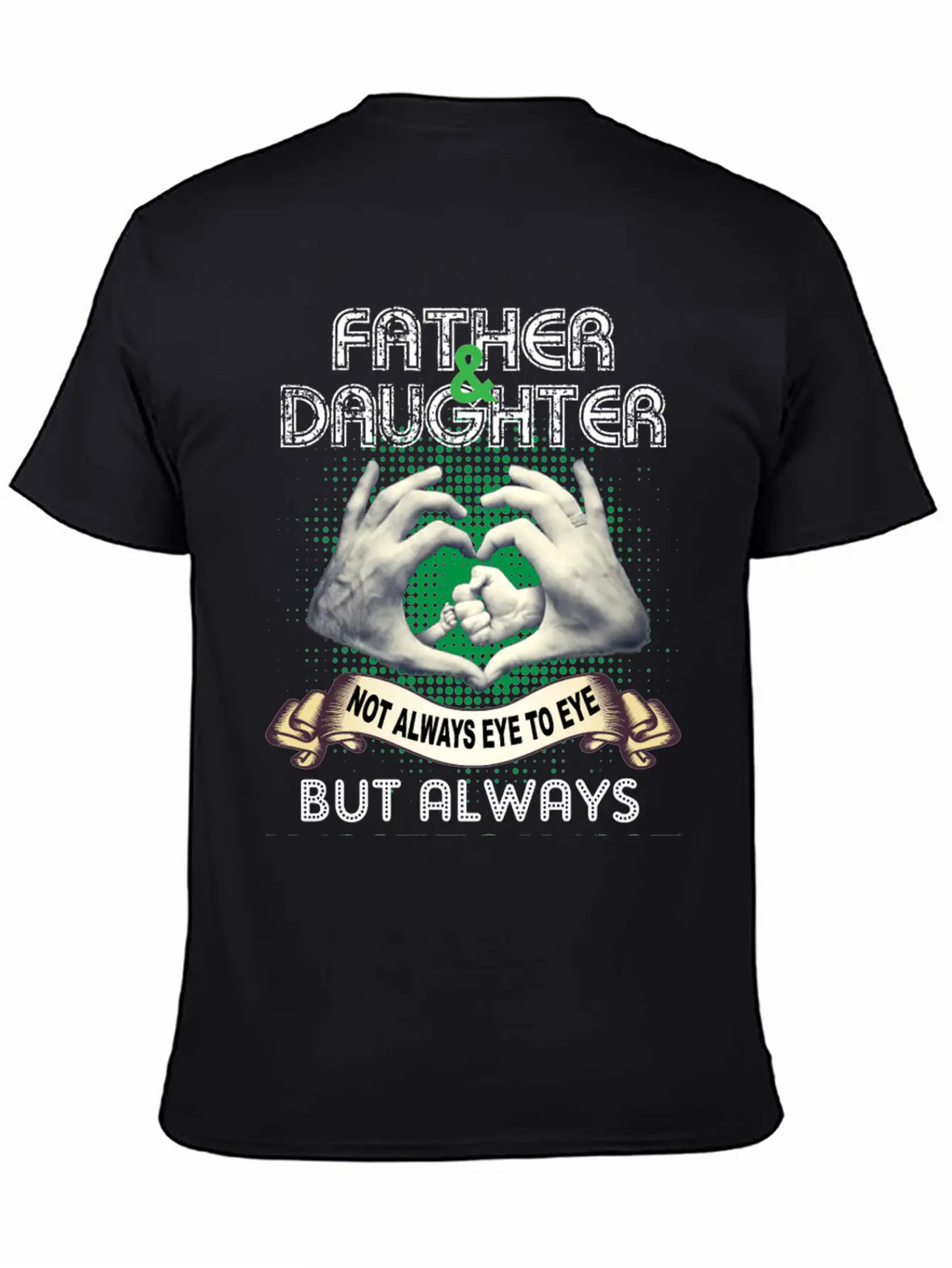 Father And Daughter Not Always Eye To Eye Timeless Short Sleeve Tee – Comfy And Minimalist Design