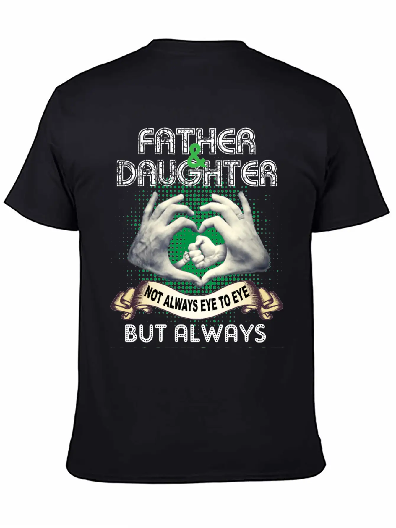 Father And Daughter Not Always Eye To Eye Timeless Short Sleeve Tee – Comfy And Minimalist Design