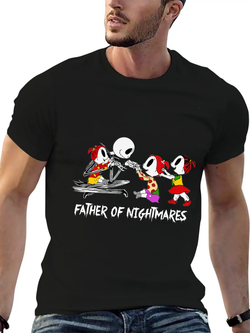 Father Of Nightmares Essential Cotton Tee For Daily Outfits – Unisex Style