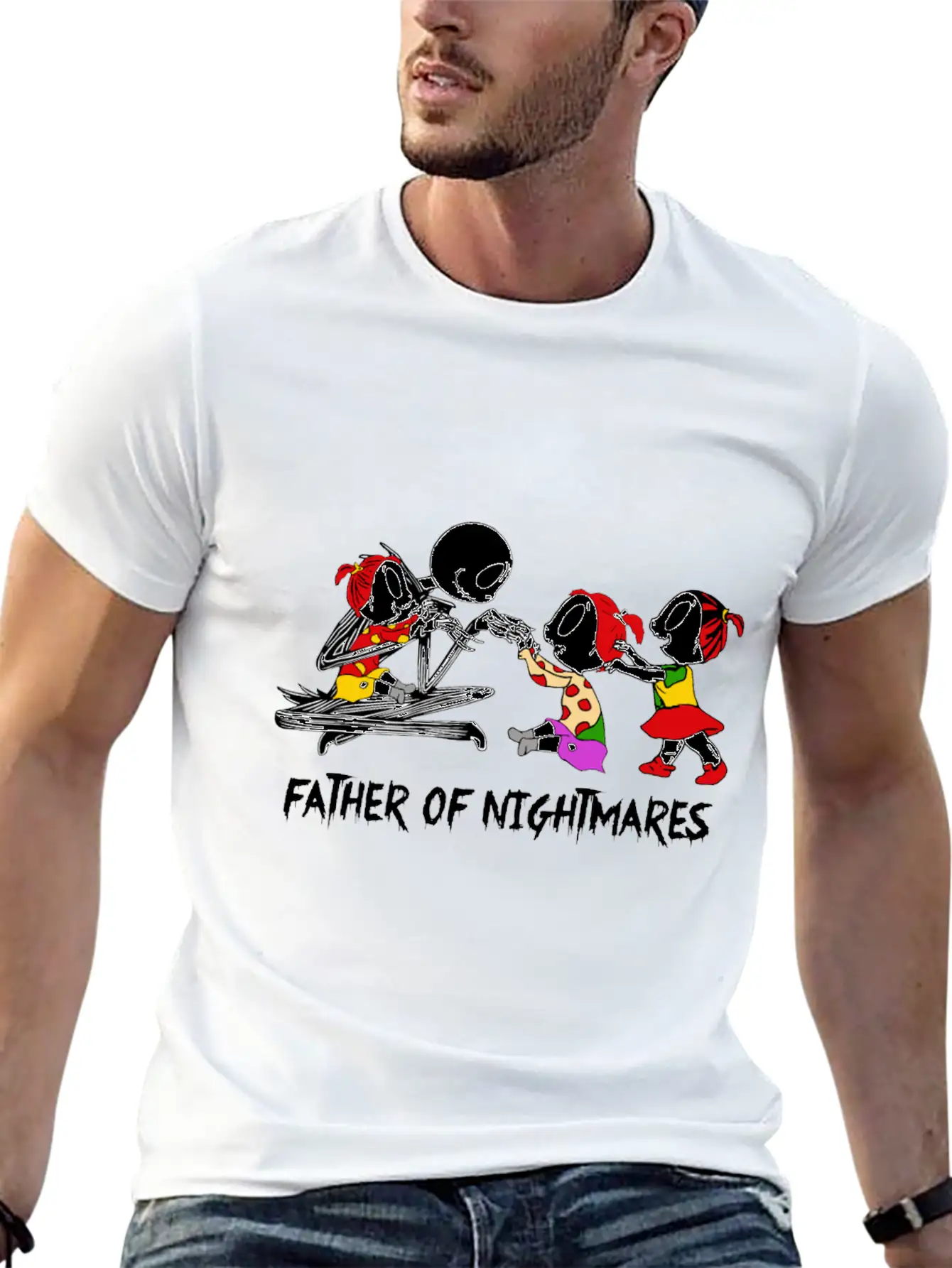 Father Of Nightmares Essential Cotton Tee For Daily Outfits – Unisex Style