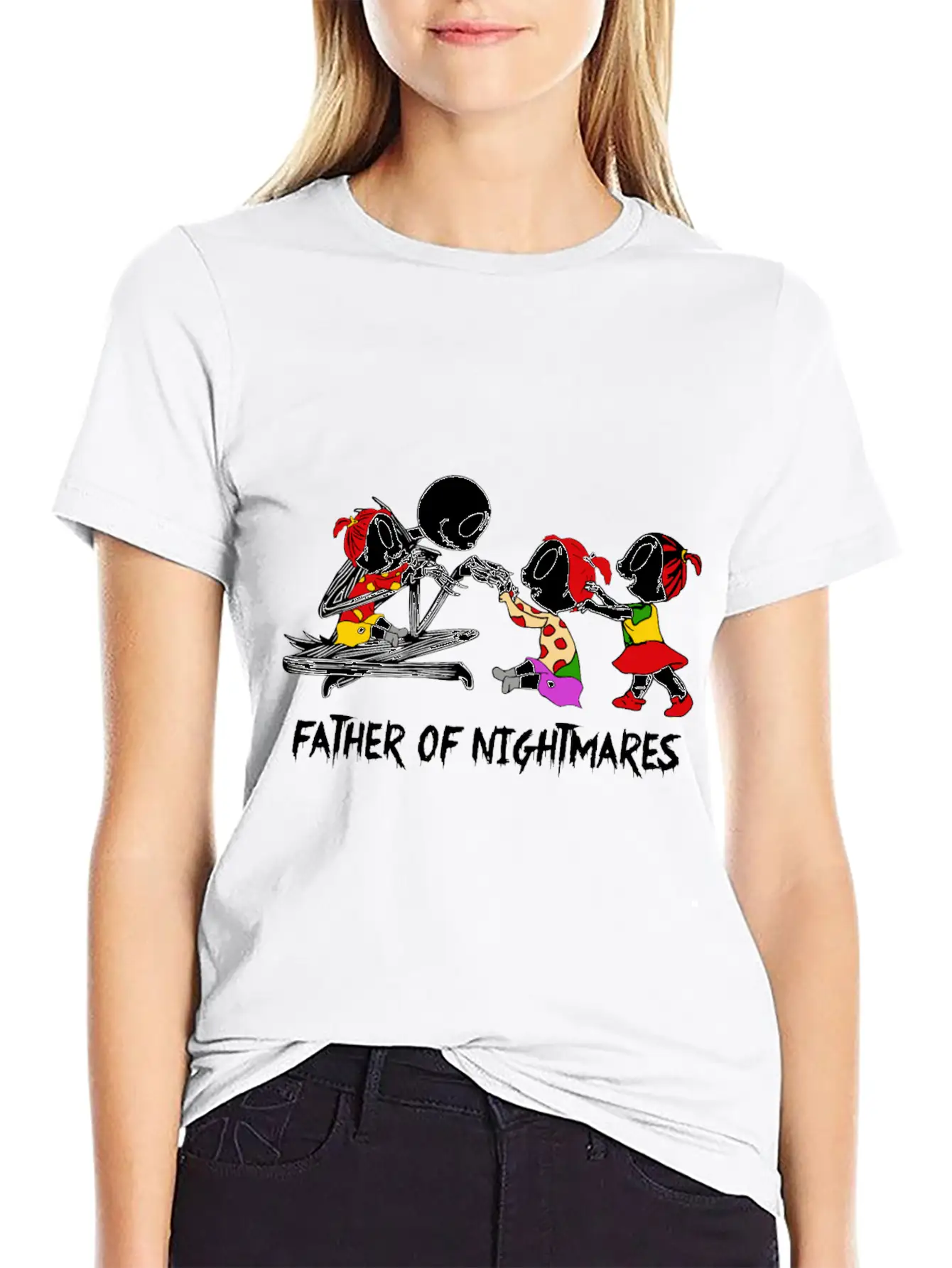 Father Of Nightmares Essential Cotton Tee For Daily Outfits – Unisex Style