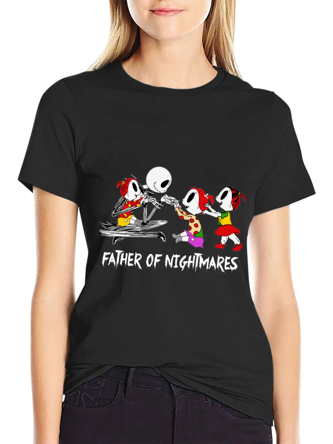 Father Of Nightmares Essential Cotton Tee For Daily Outfits – Unisex Style