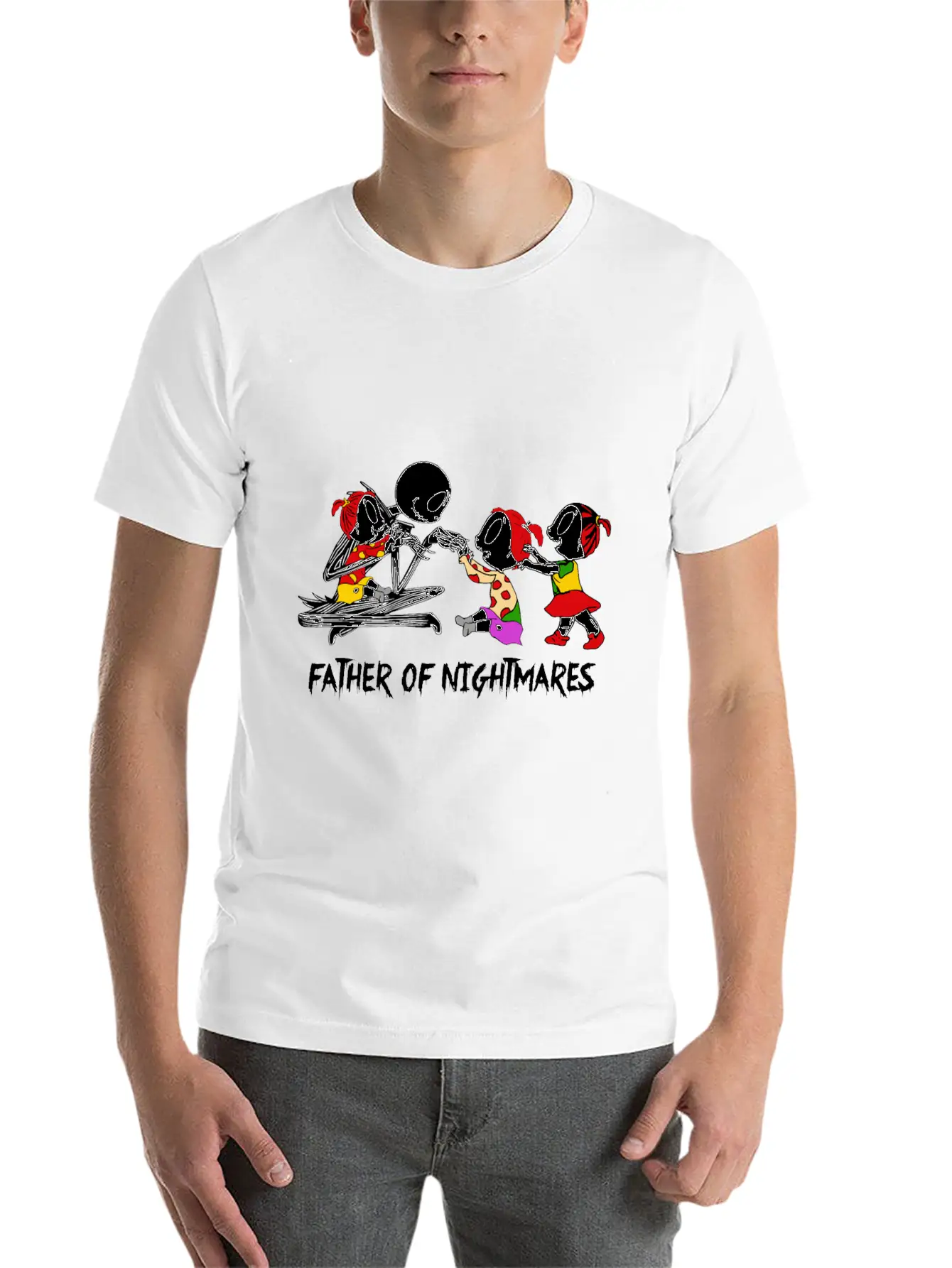 Father Of Nightmares Essential Cotton Tee For Daily Outfits – Unisex Style
