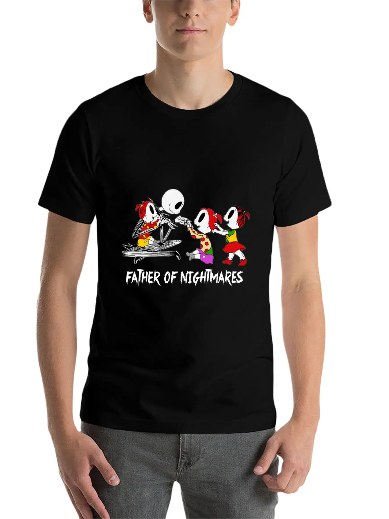 Father Of Nightmares Essential Cotton Tee For Daily Outfits – Unisex Style