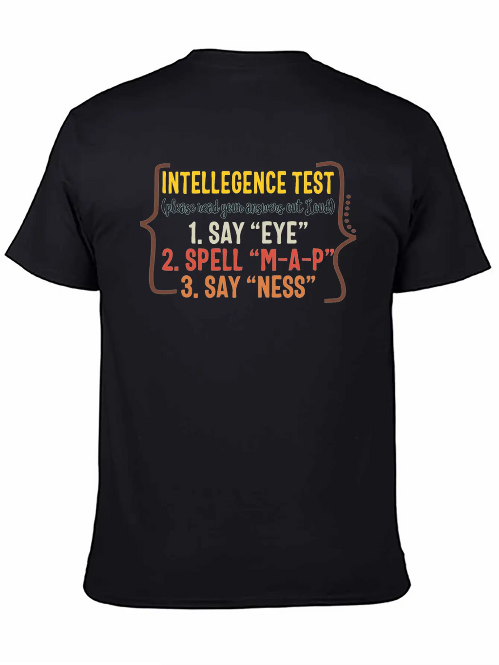 Father Shirt, Intelligence Test Read Your Answers Stylish Everyday T-Shirt – Unisex Basic Cotton Tee