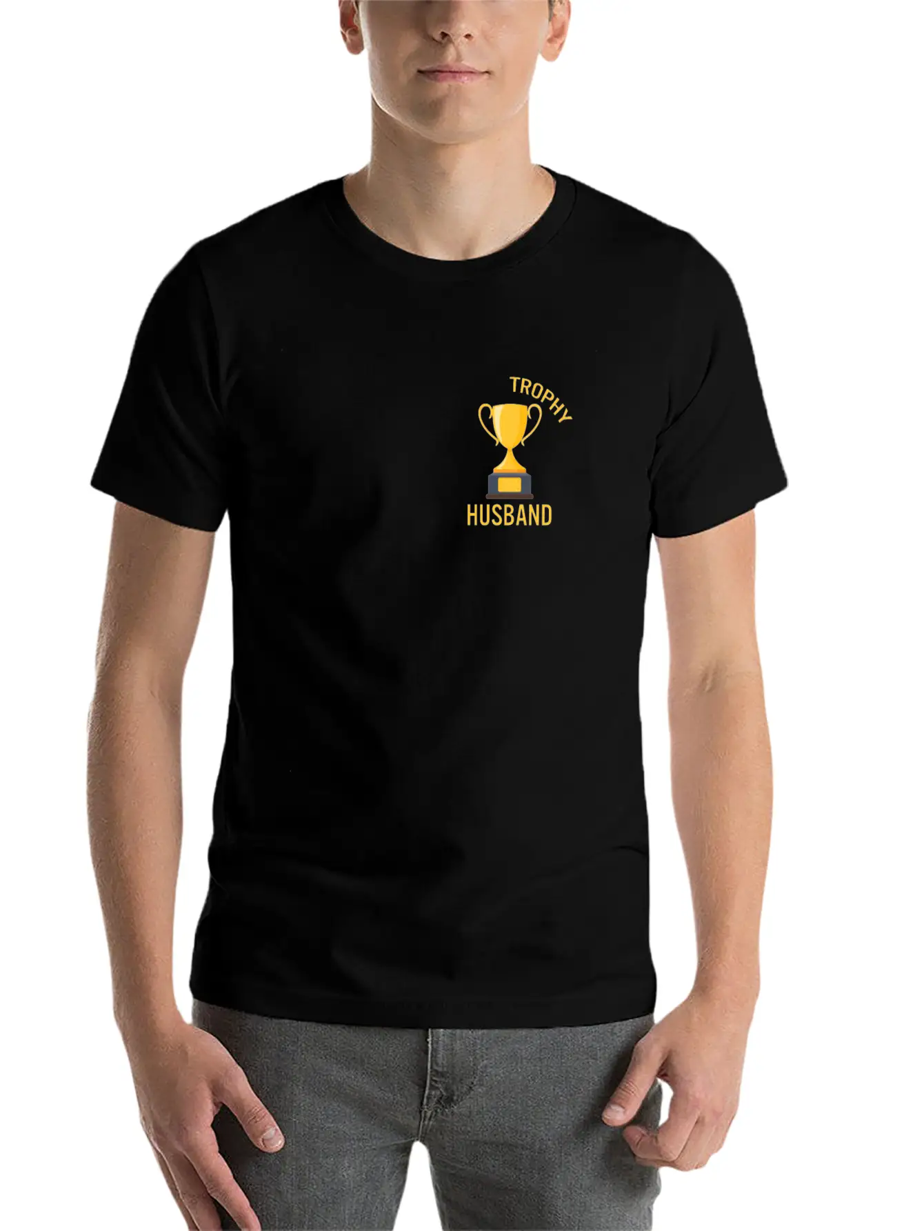 Father's Day Gift, Father's Day Shirt, Trophy Timeless Short Sleeve Tee – Comfy And Minimalist Design