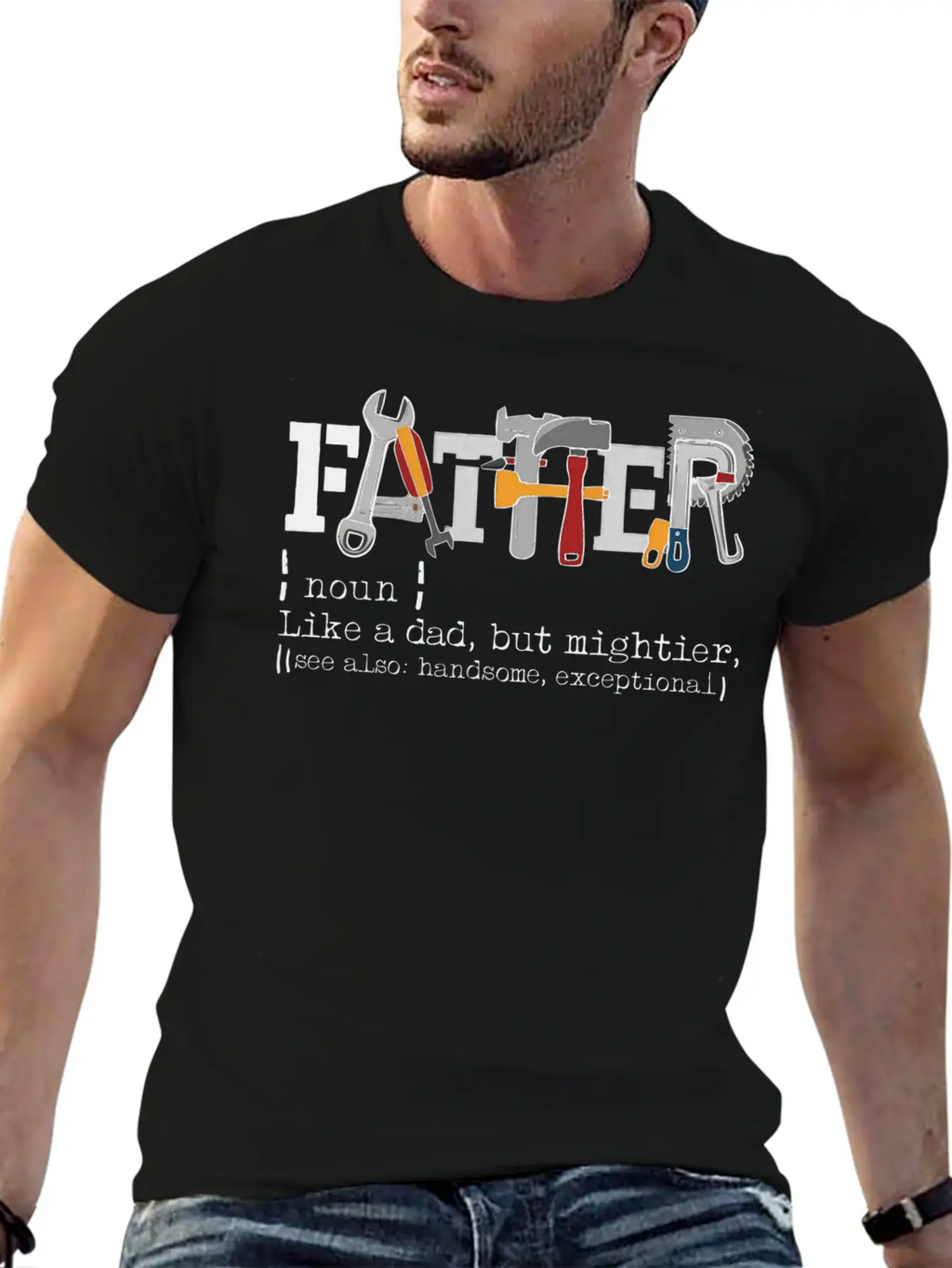 Father's Day T-Shirt, Funny Dad Shirt, Gift For Hi Unisex Casual T-Shirt – Clean Design For Daily Comfort