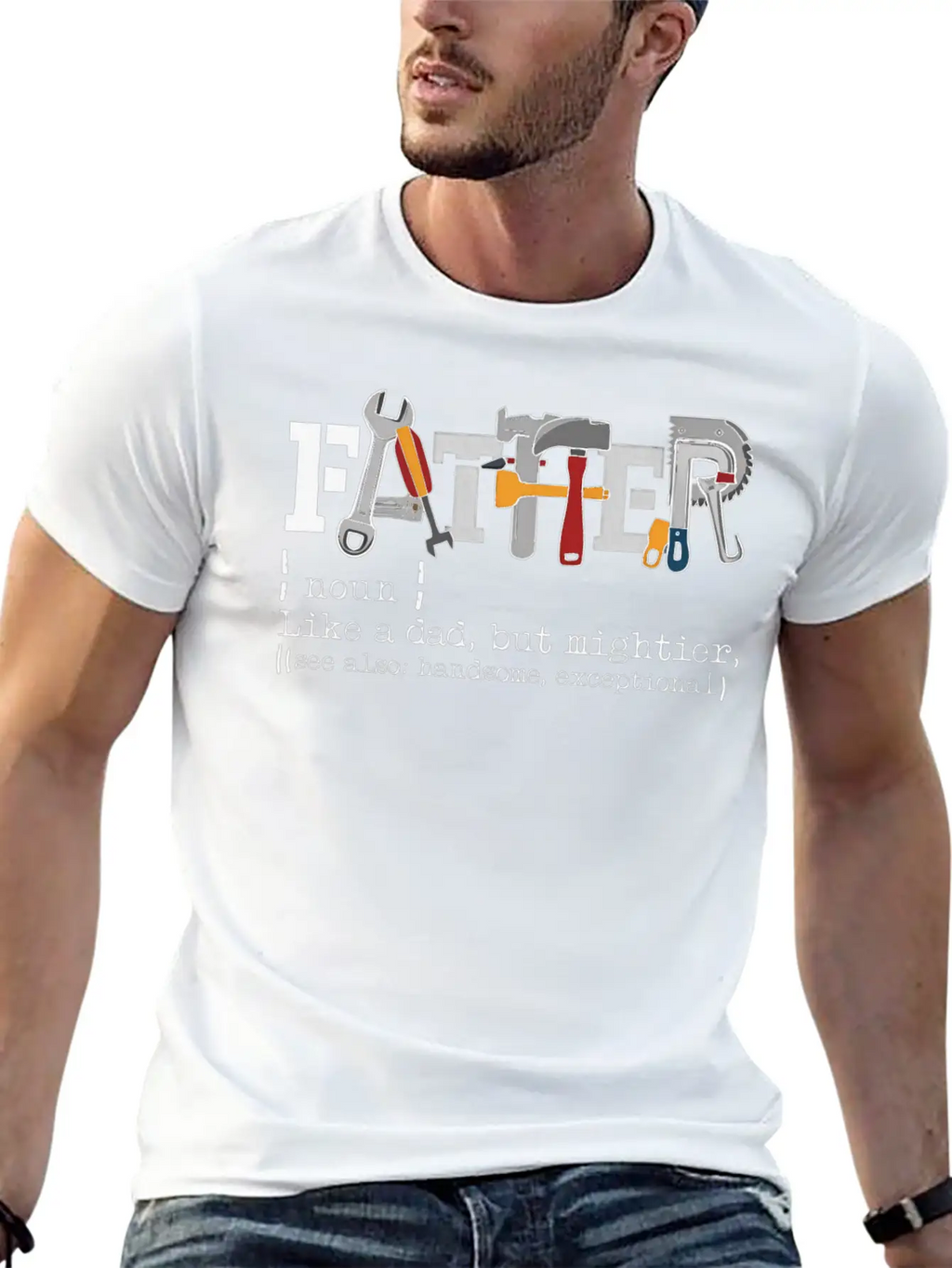 Father's Day T-Shirt, Funny Dad Shirt, Gift For Hi Unisex Casual T-Shirt – Clean Design For Daily Comfort