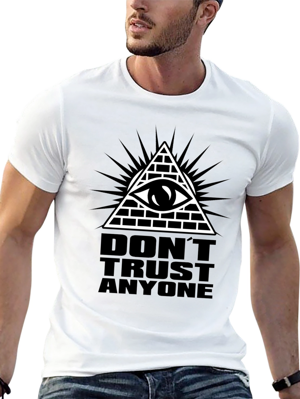 Illuminati Eye T-Shirt - Dont Trust Anyone