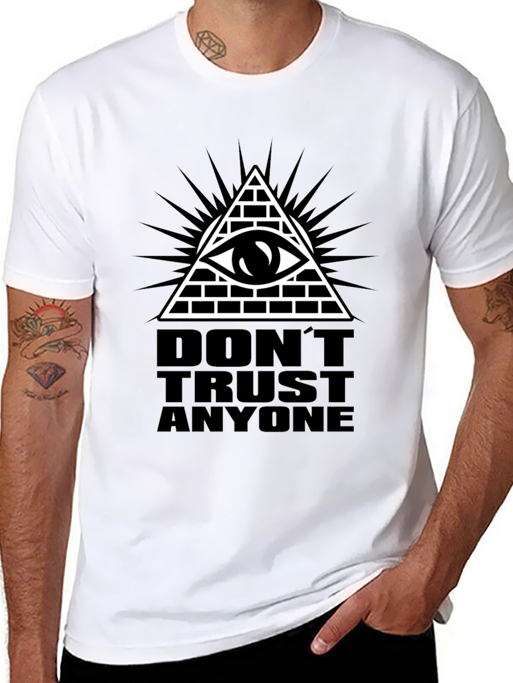 Illuminati Eye T-Shirt - Dont Trust Anyone