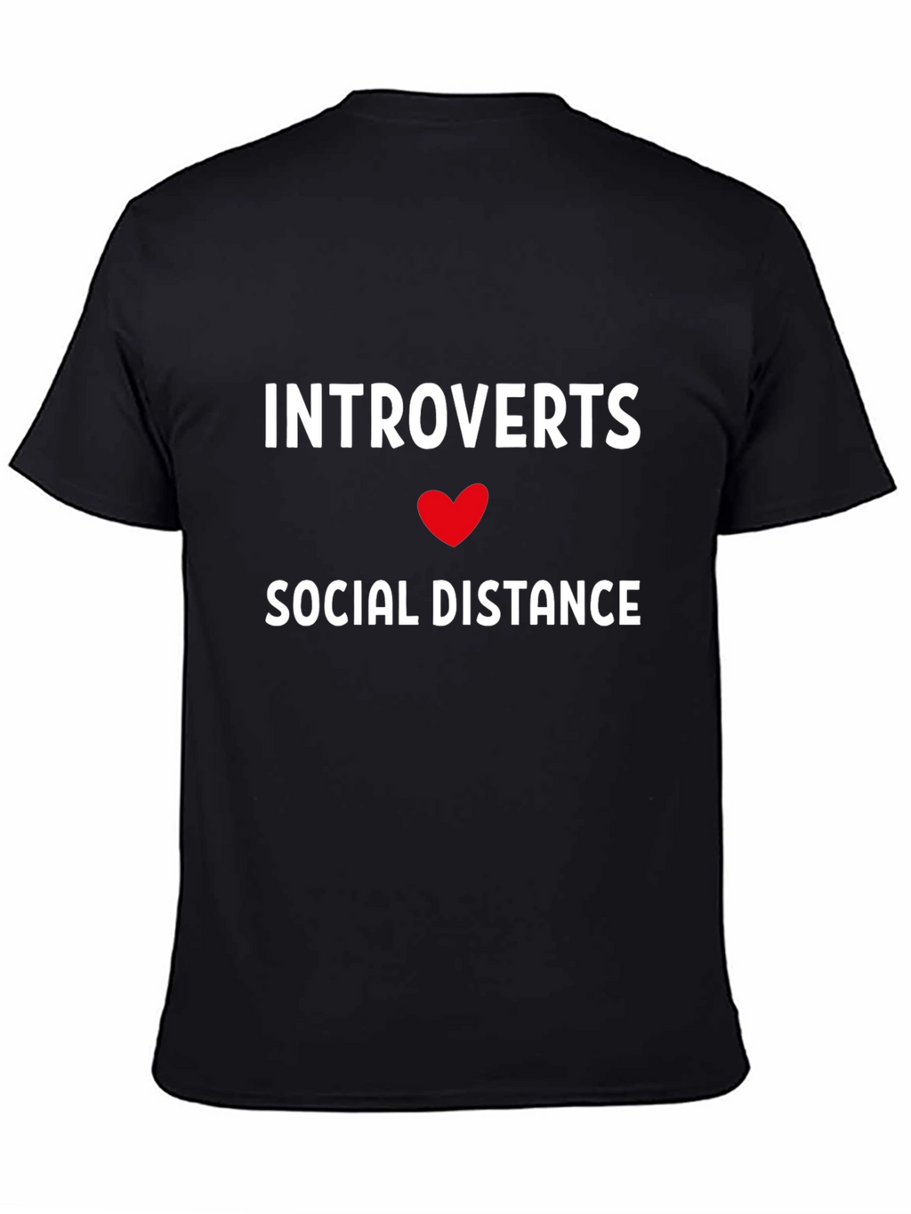 Introverts Social Distance Graphic Tee