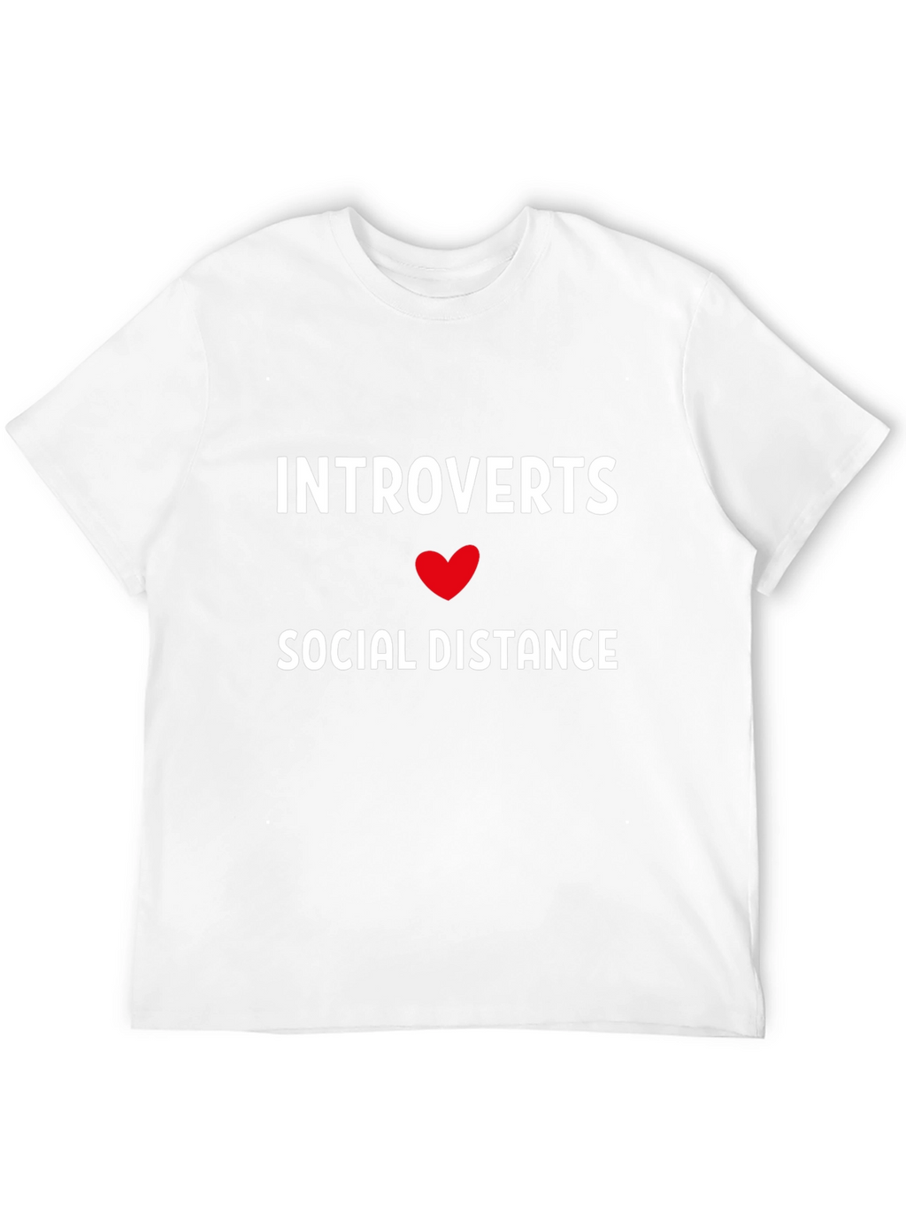 Introverts Social Distance Graphic Tee