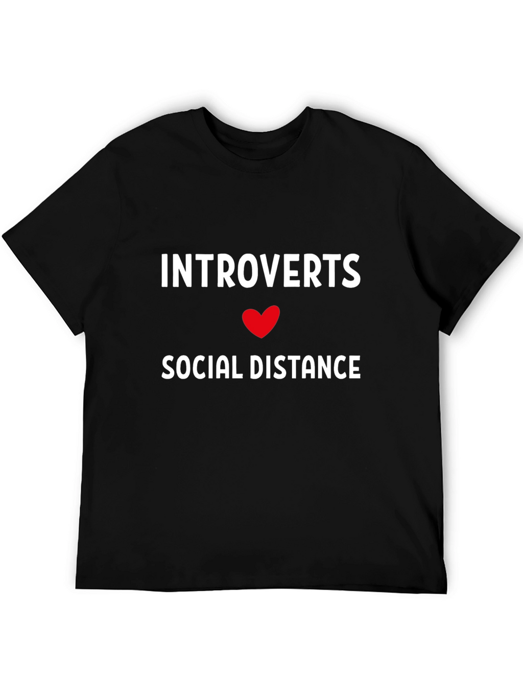 Introverts Social Distance Graphic Tee