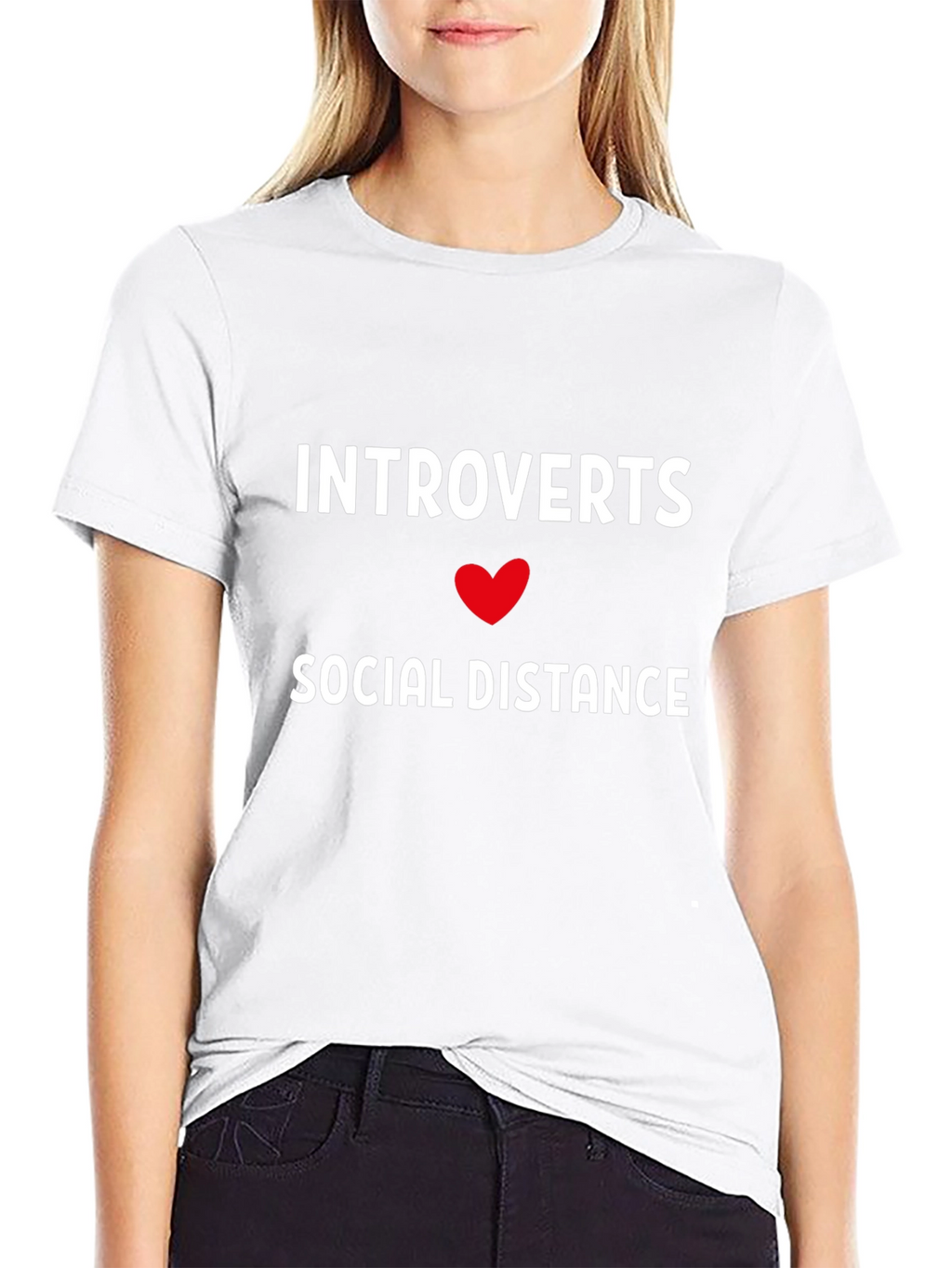 Introverts Social Distance Graphic Tee