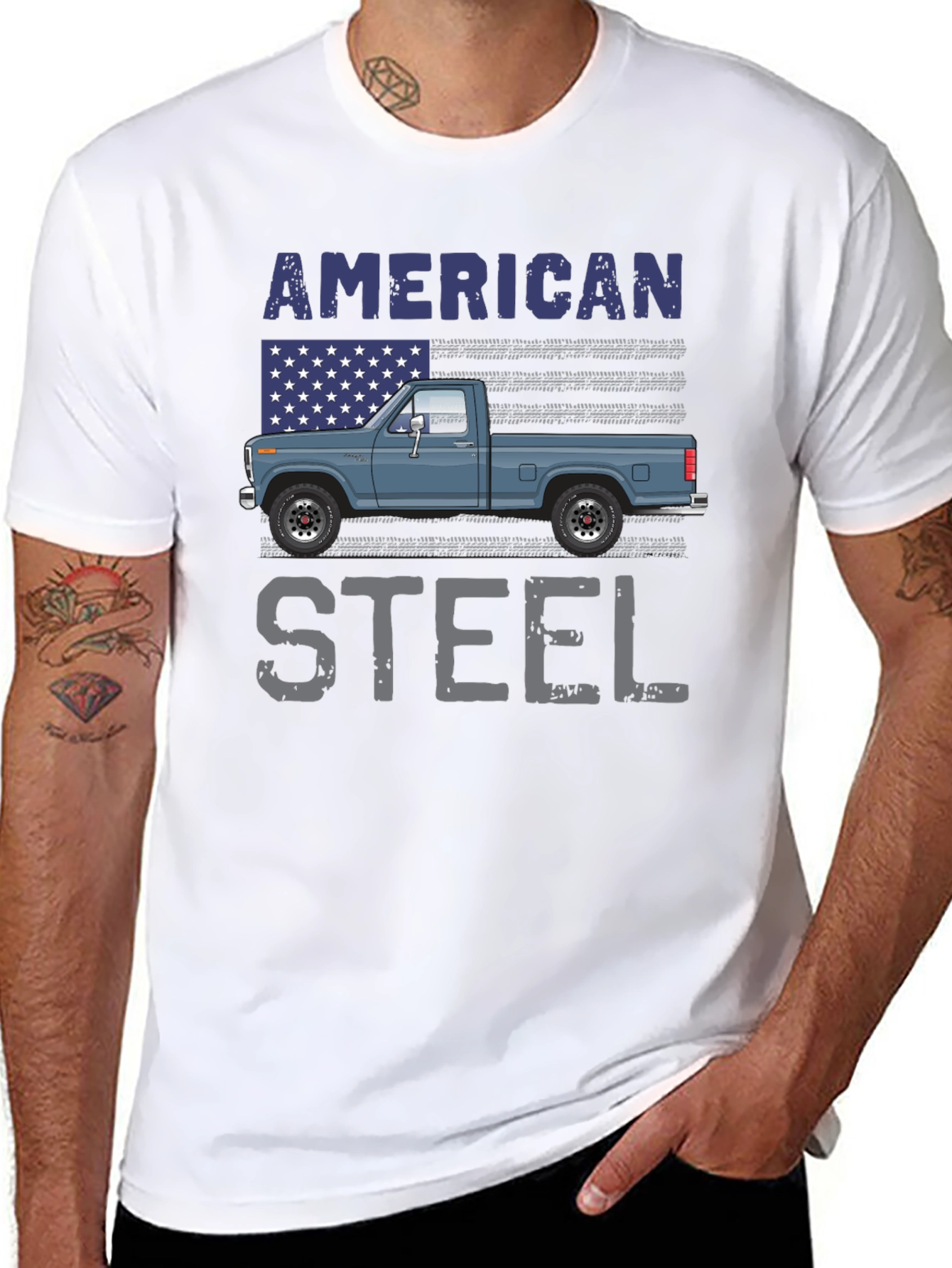 American Steel Truck T-Shirt