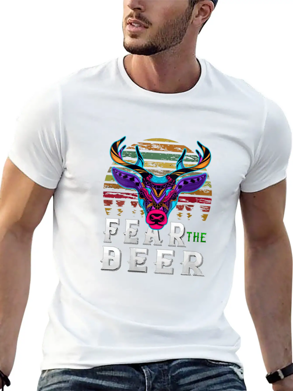 Fear The-Deer Gift For Milwaukee Basketball Bucks Basic Graphic T-Shirt – Daily Comfort In Soft Cotton