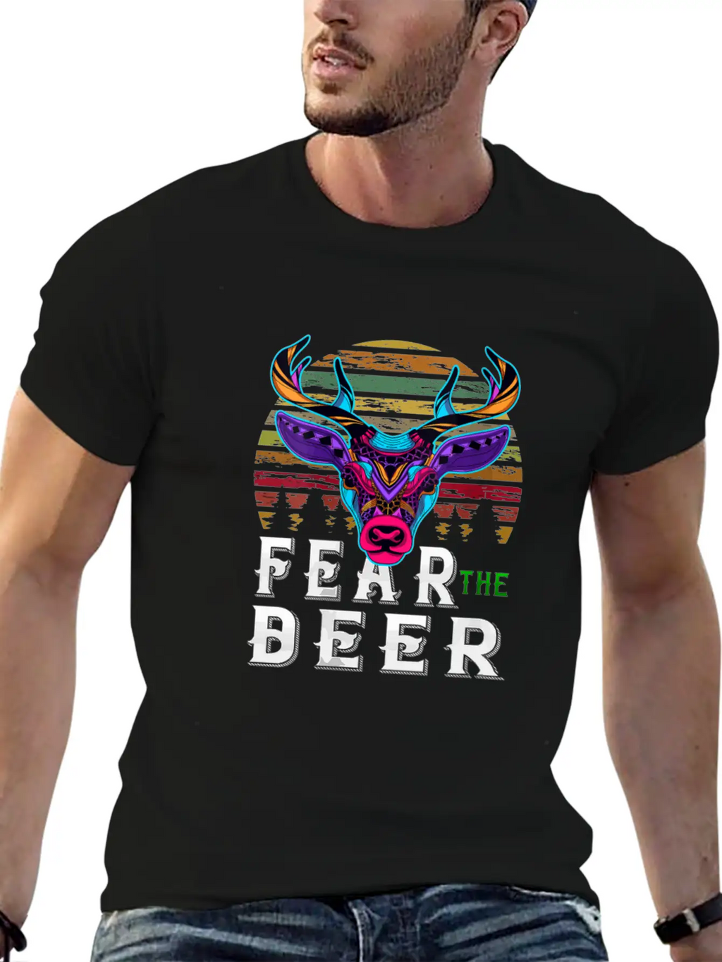 Fear The-Deer Gift For Milwaukee Basketball Bucks Basic Graphic T-Shirt – Daily Comfort In Soft Cotton