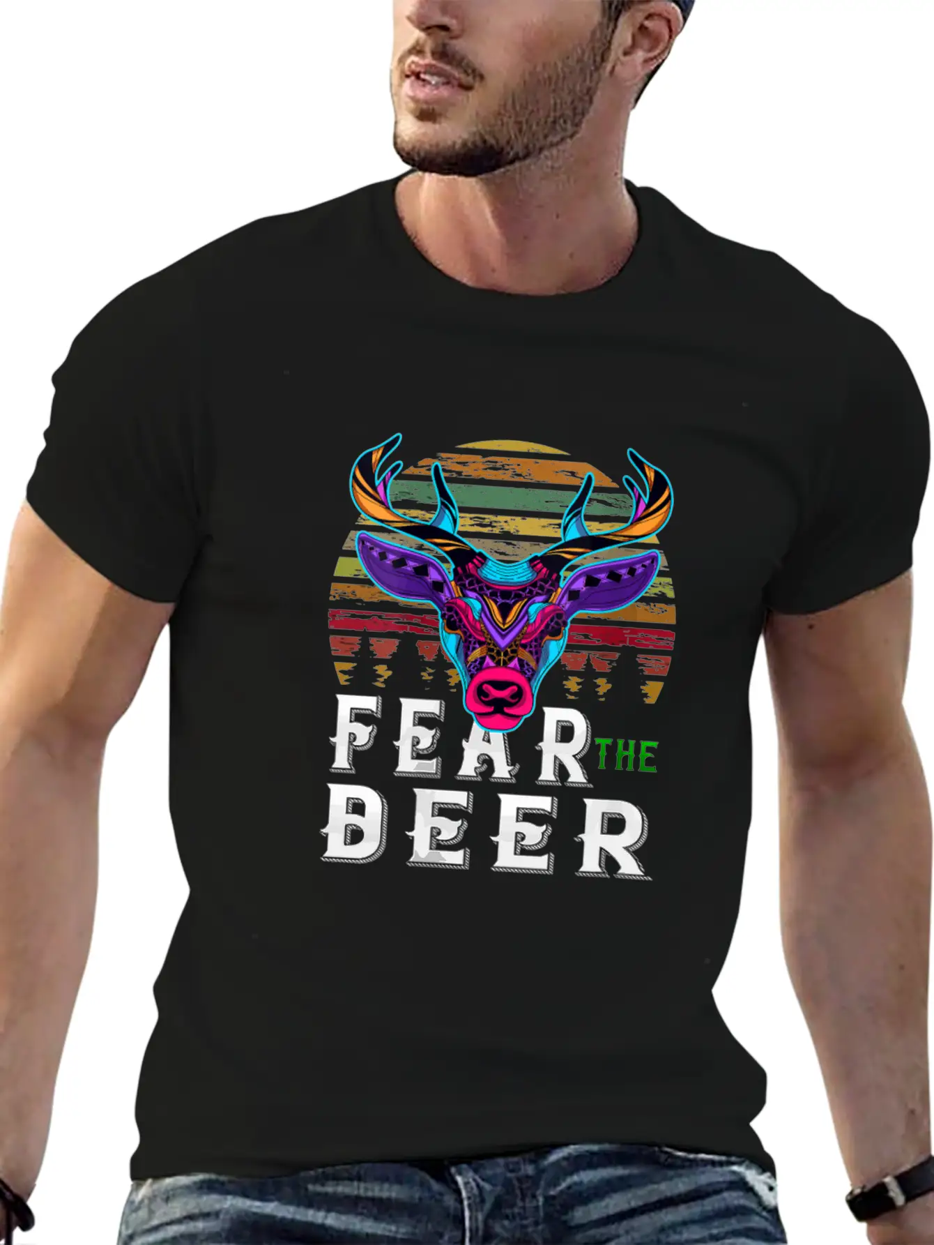 Fear The-Deer Gift For Milwaukee Basketball Bucks Basic Graphic T-Shirt – Daily Comfort In Soft Cotton