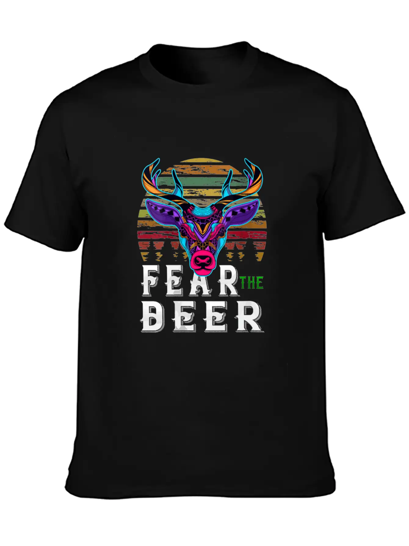 Fear The-Deer Gift For Milwaukee Basketball Bucks Basic Graphic T-Shirt – Daily Comfort In Soft Cotton