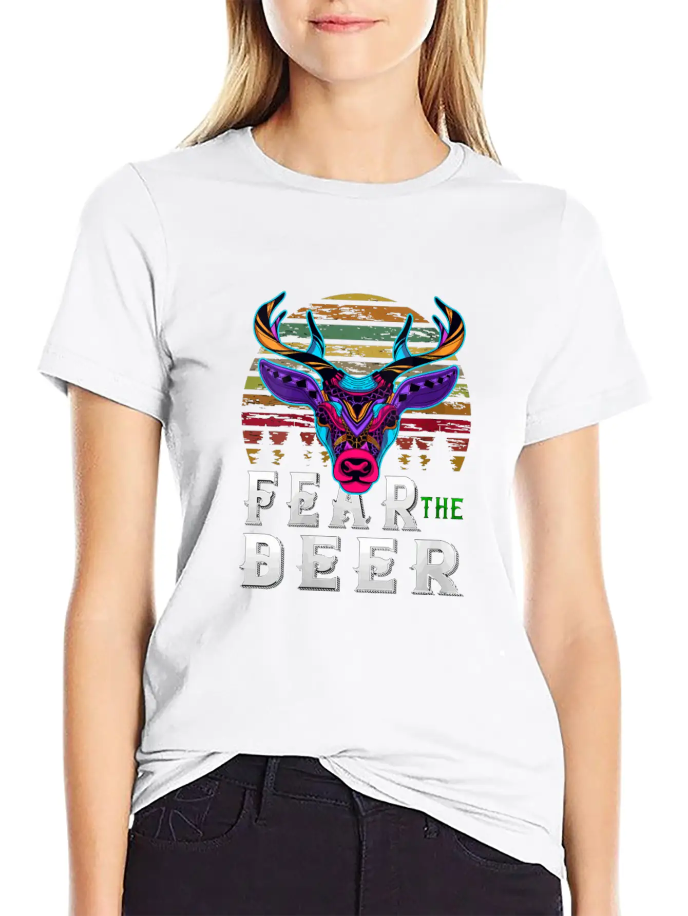 Fear The-Deer Gift For Milwaukee Basketball Bucks Basic Graphic T-Shirt – Daily Comfort In Soft Cotton