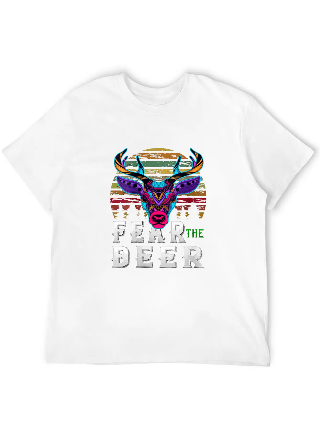 Fear The-Deer Gift For Milwaukee Basketball Bucks Basic Graphic T-Shirt – Daily Comfort In Soft Cotton