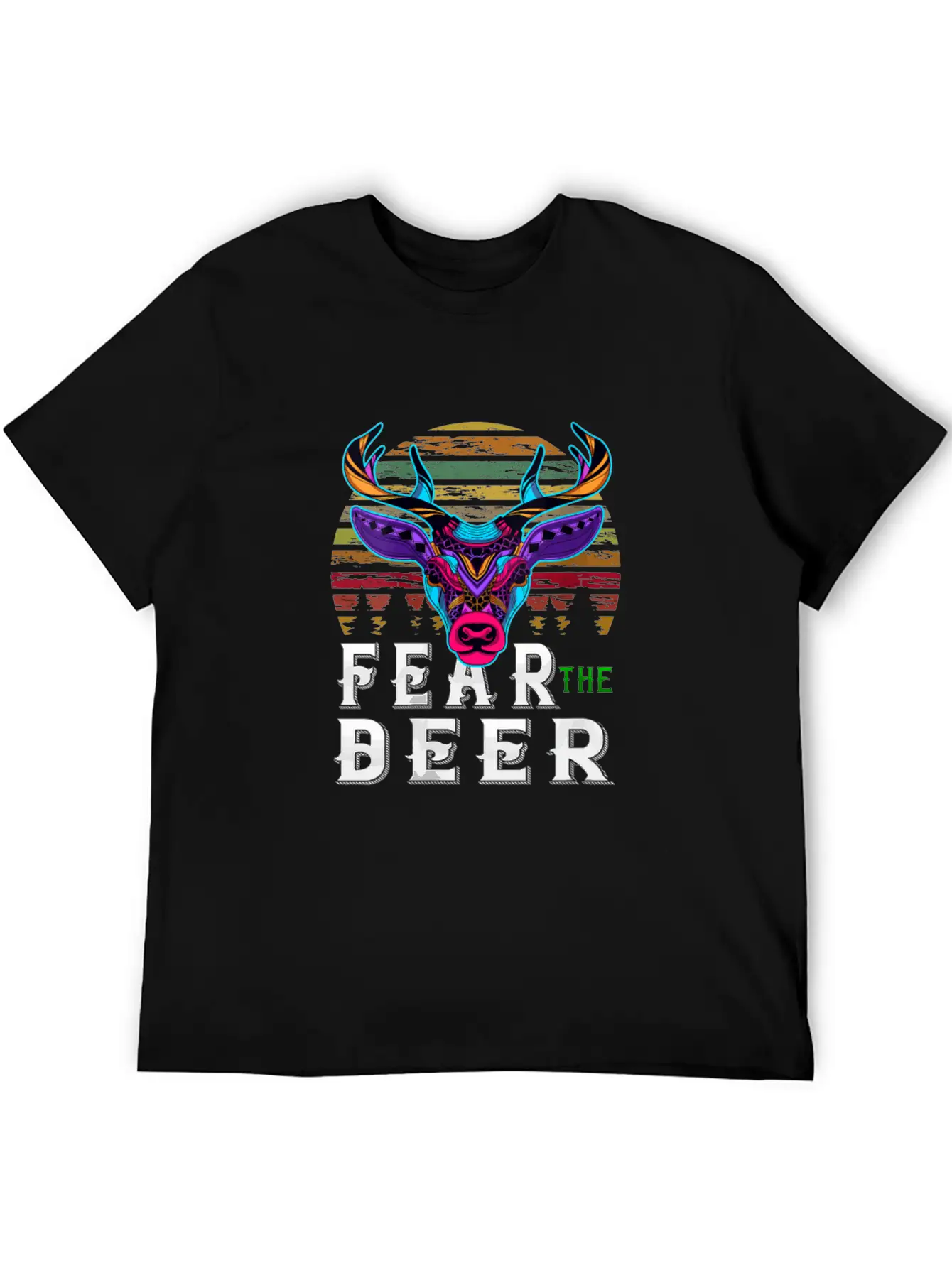 Fear The-Deer Gift For Milwaukee Basketball Bucks Basic Graphic T-Shirt – Daily Comfort In Soft Cotton