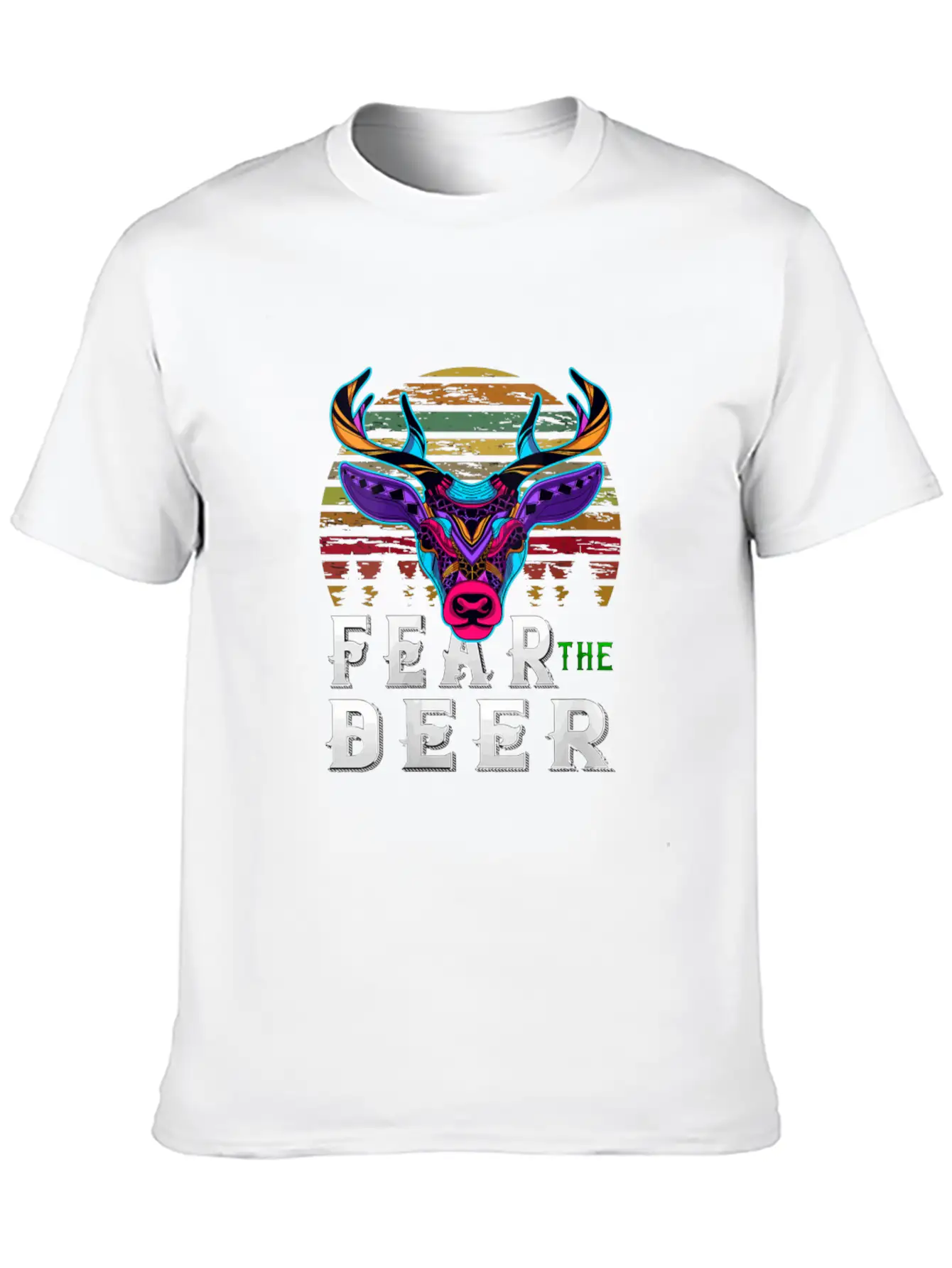 Fear The-Deer Gift For Milwaukee Basketball Bucks Basic Graphic T-Shirt – Daily Comfort In Soft Cotton