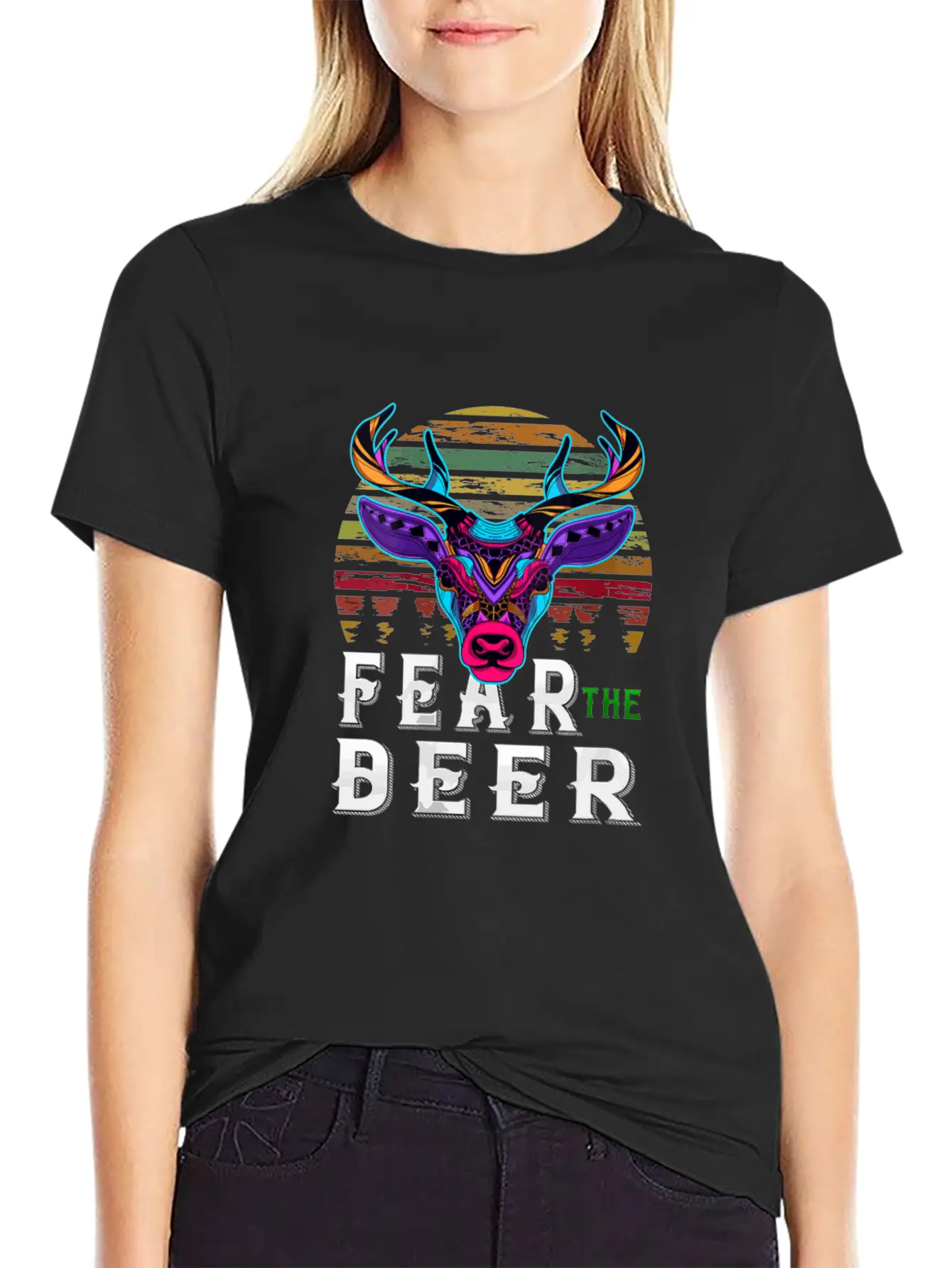 Fear The-Deer Gift For Milwaukee Basketball Bucks Basic Graphic T-Shirt – Daily Comfort In Soft Cotton