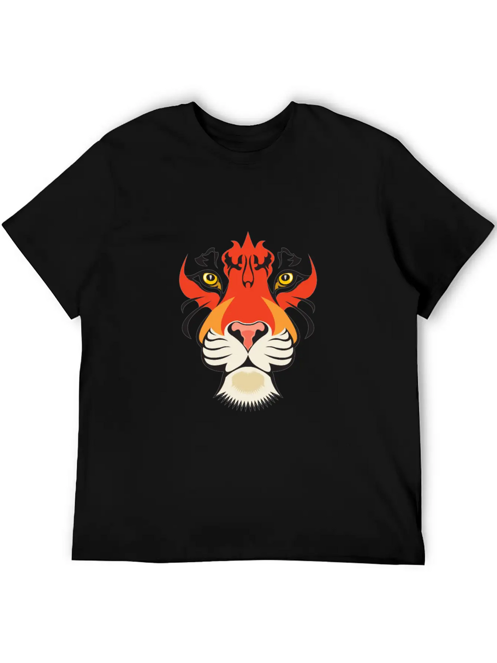 Fearless Big Cat Tiger Eye Tiger Face Tiger Head Stylish Everyday T-Shirt – Unisex Basic Cotton Tee