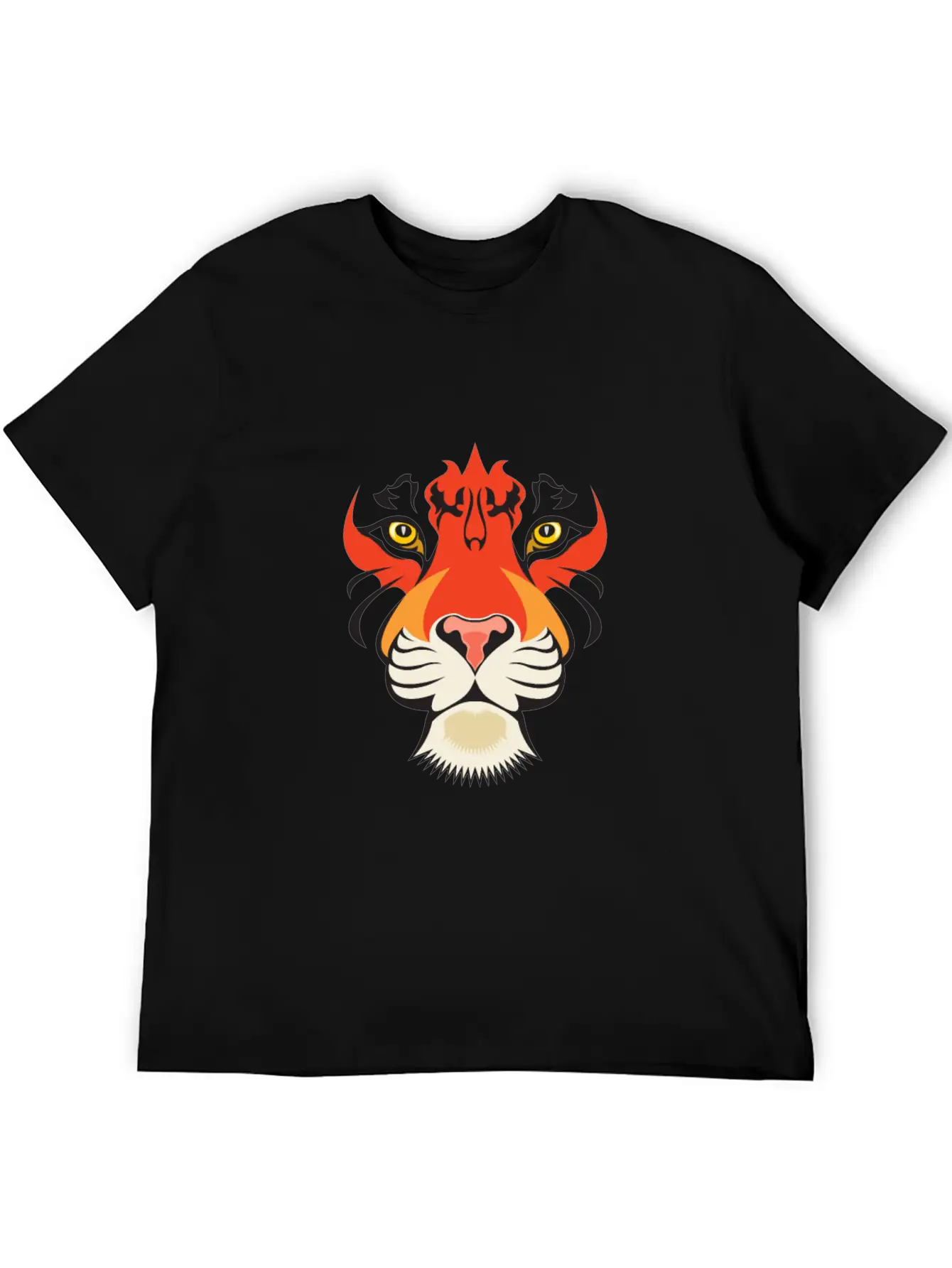 Fearless Big Cat Tiger Eye Tiger Face Tiger Head Stylish Everyday T-Shirt – Unisex Basic Cotton Tee
