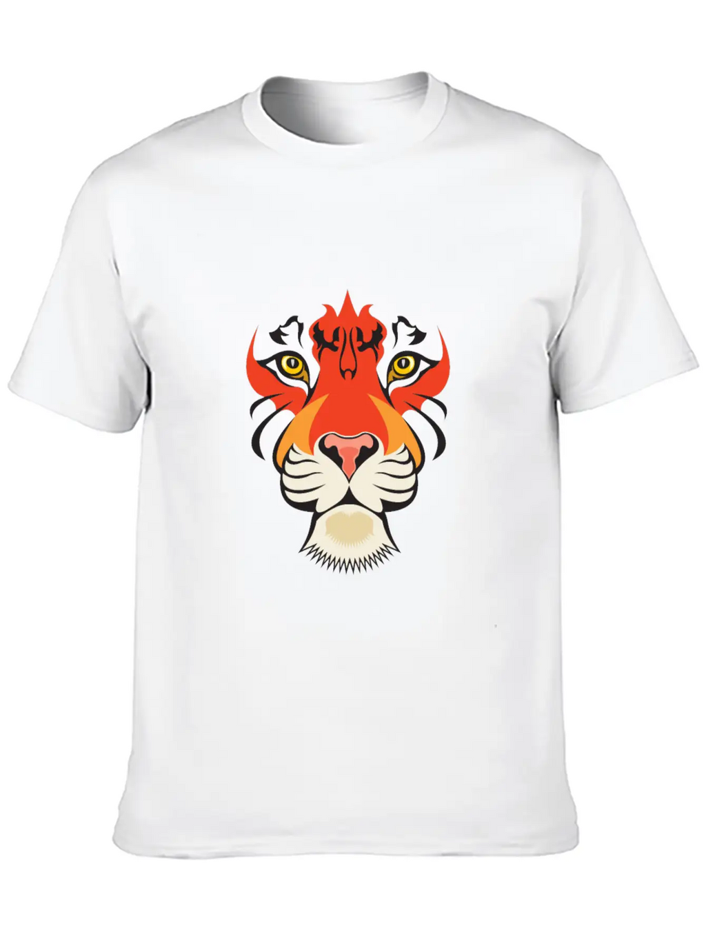 Fearless Big Cat Tiger Eye Tiger Face Tiger Head Stylish Everyday T-Shirt – Unisex Basic Cotton Tee