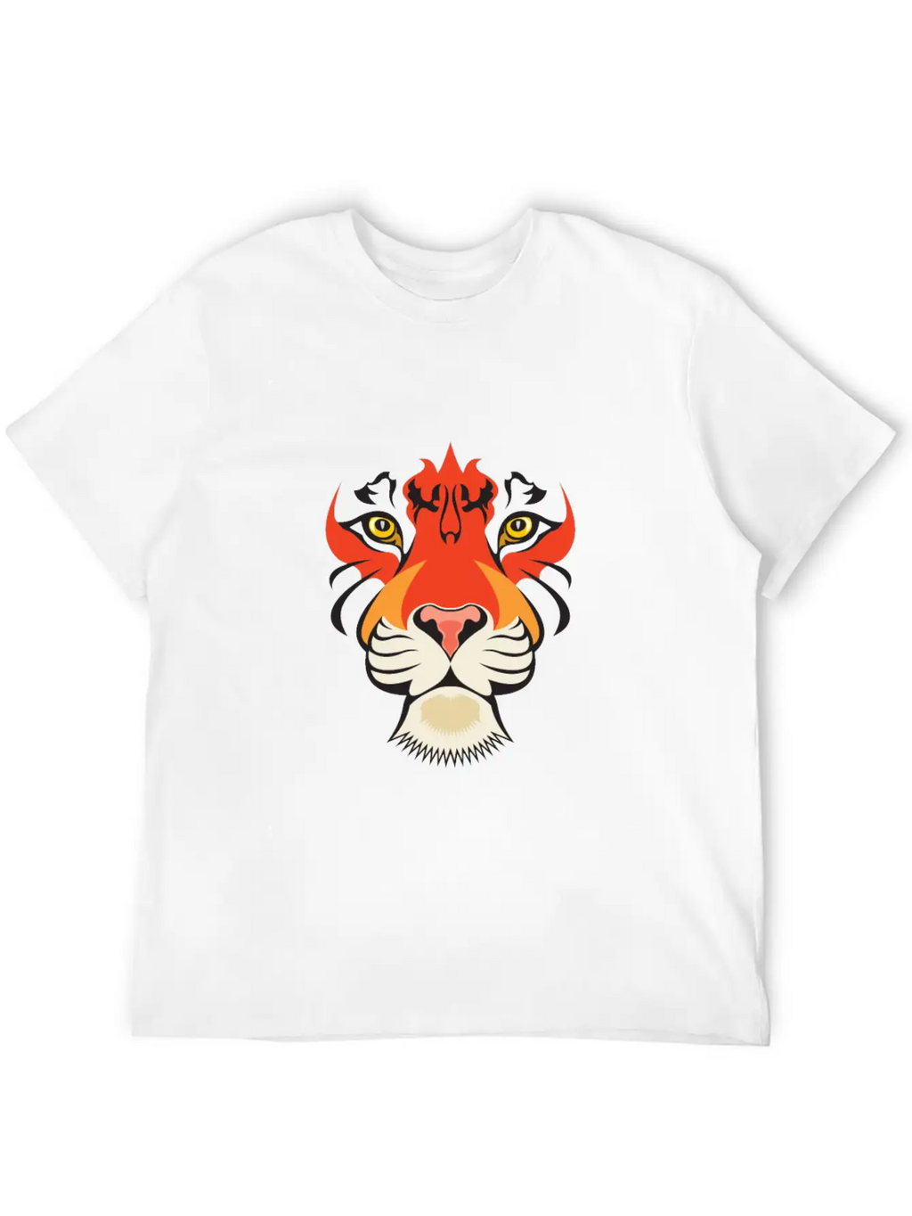 Fearless Big Cat Tiger Eye Tiger Face Tiger Head Stylish Everyday T-Shirt – Unisex Basic Cotton Tee