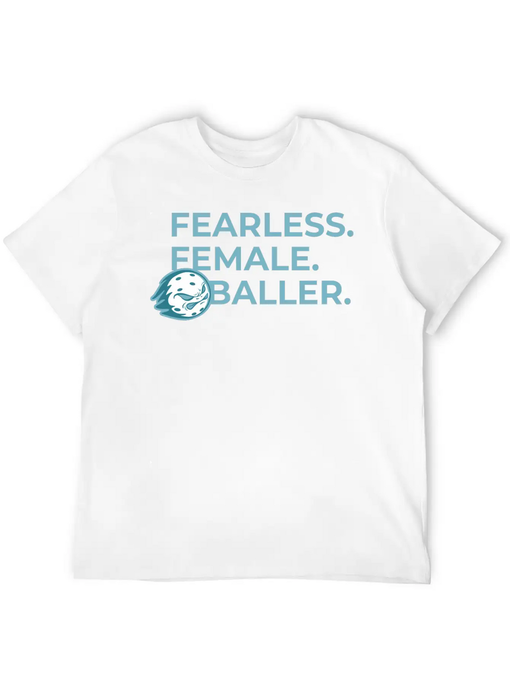 Fearless Female Pickleballer Flame Modern Fit Casual T-Shirt – Clean And Versatile Design