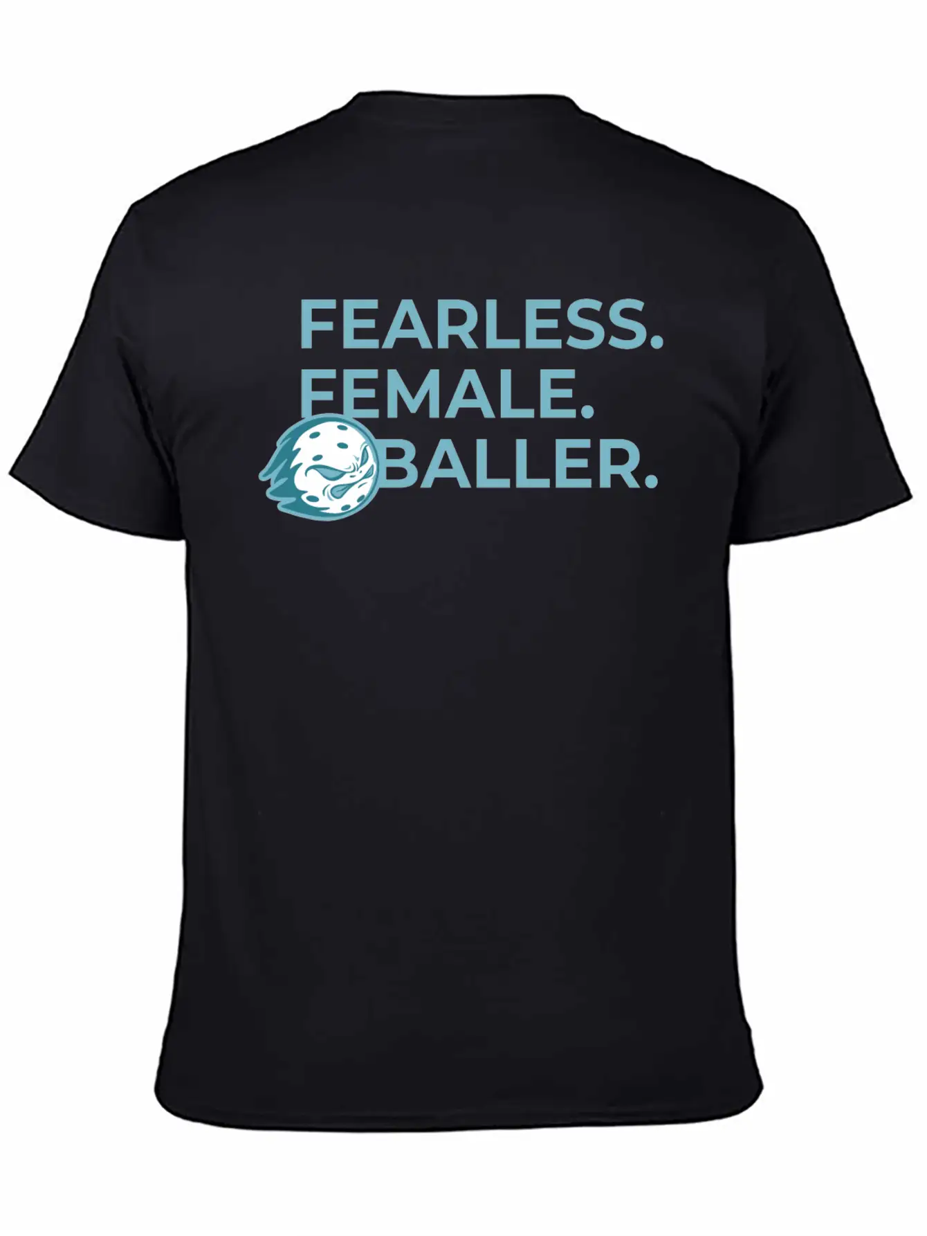 Fearless Female Pickleballer Flame Modern Fit Casual T-Shirt – Clean And Versatile Design