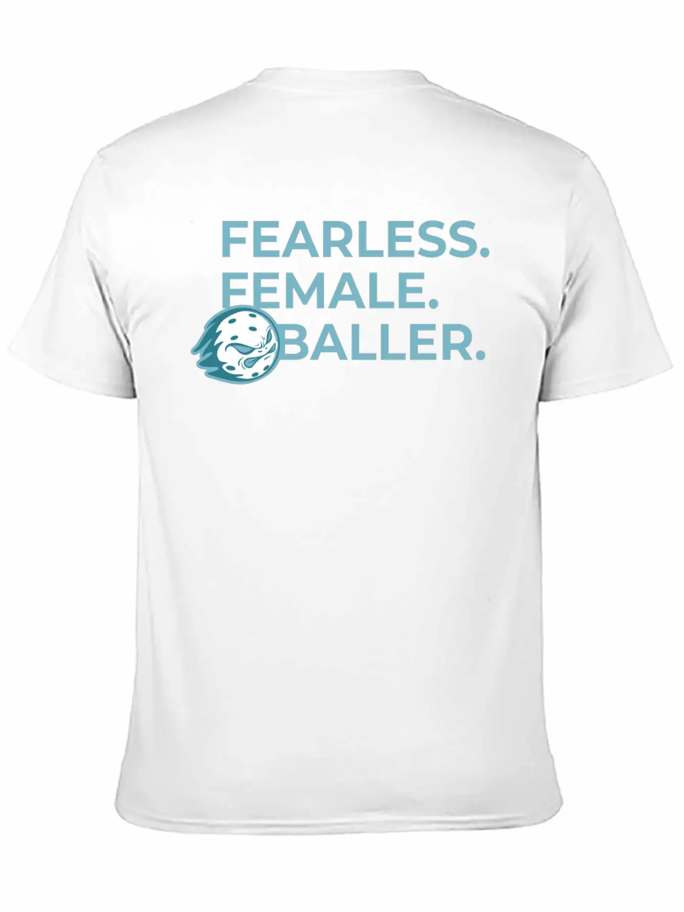 Fearless Female Pickleballer Flame Modern Fit Casual T-Shirt – Clean And Versatile Design
