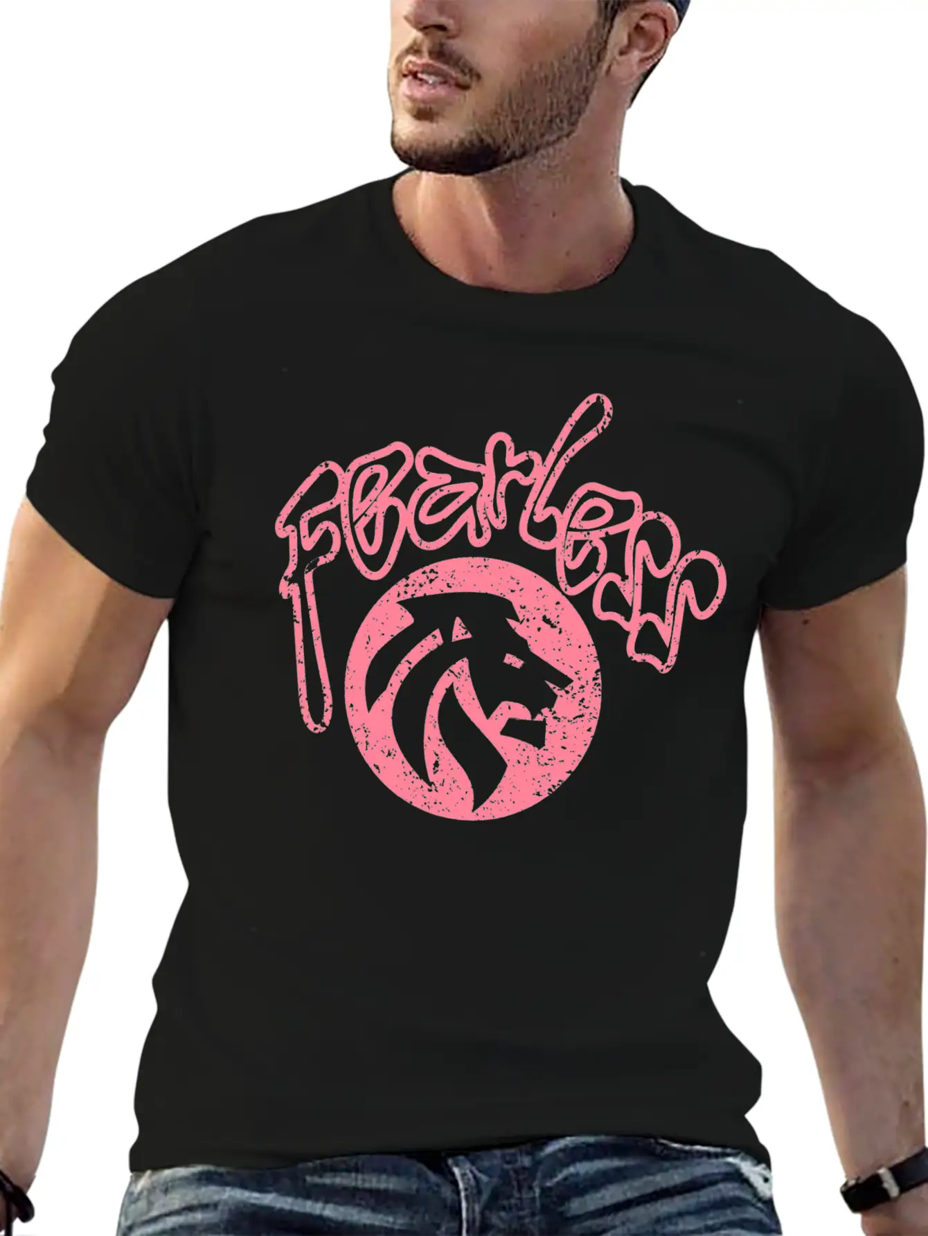 Fearless Quote Varsity T-shirt Basic Graphic T-Shirt – Daily Comfort In Soft Cotton