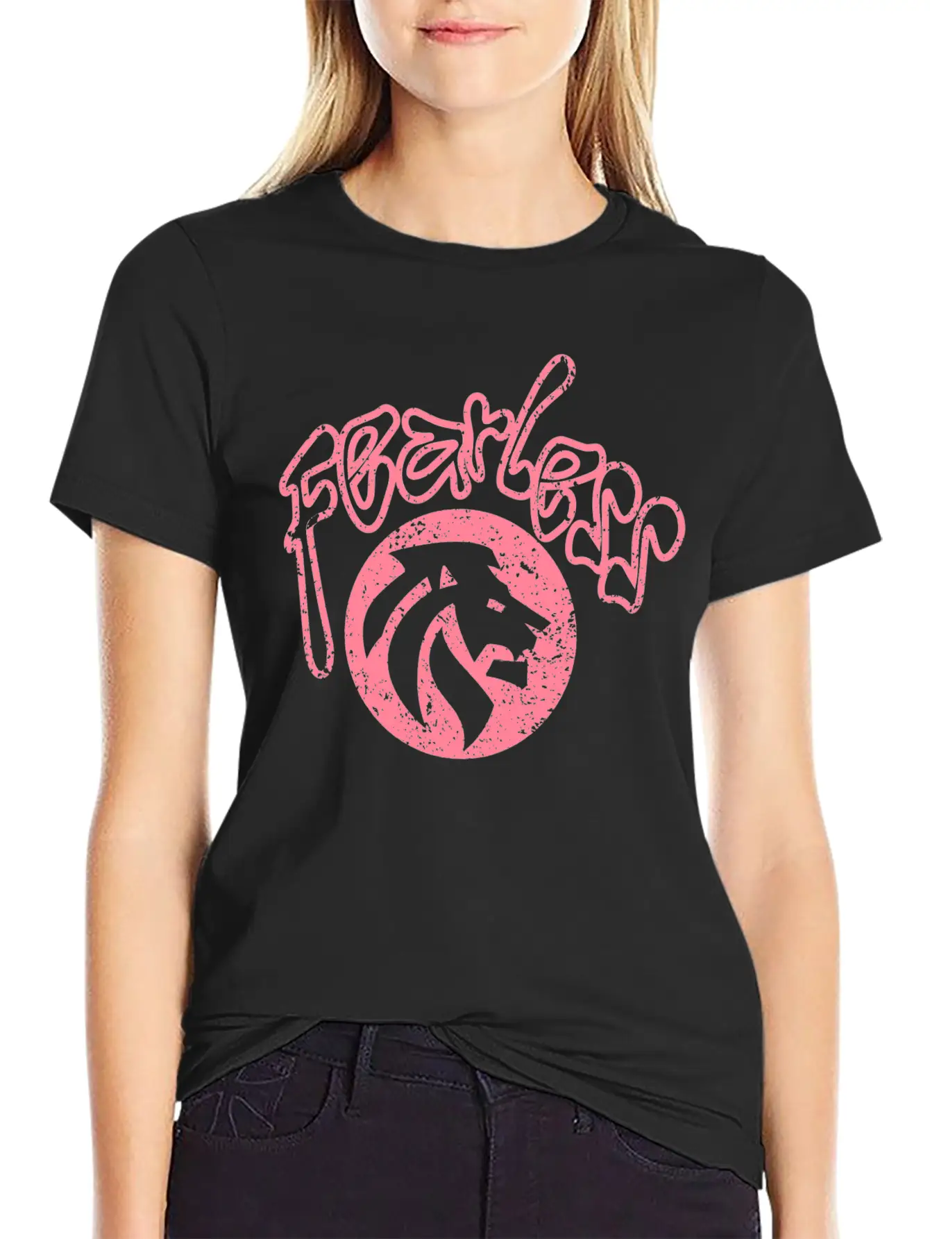 Fearless Quote Varsity T-shirt Basic Graphic T-Shirt – Daily Comfort In Soft Cotton