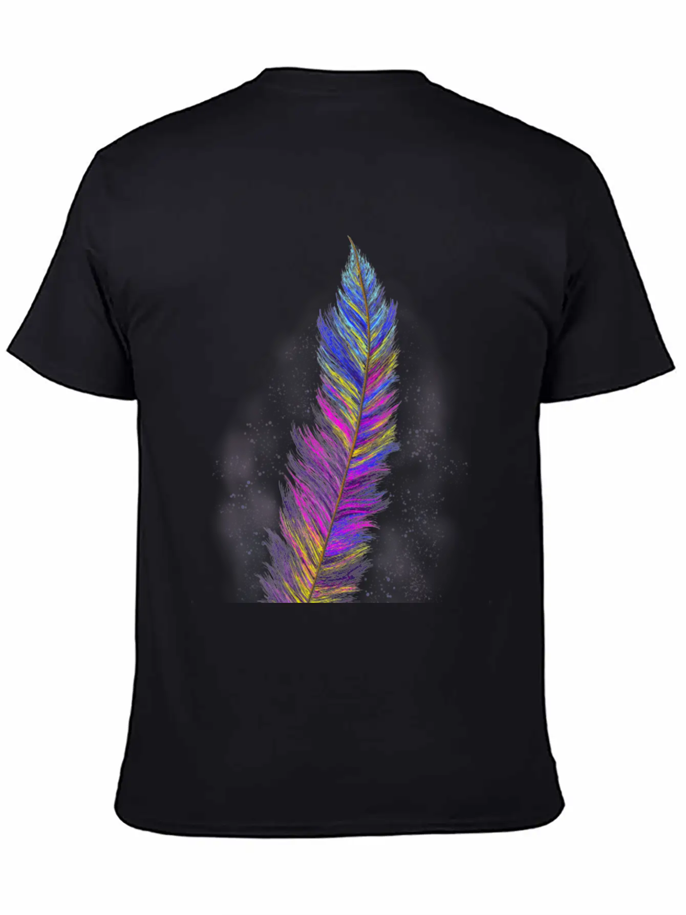 "Feather From Above" - Design Breathable Soft Cotton T-Shirt – Timeless Casual Look
