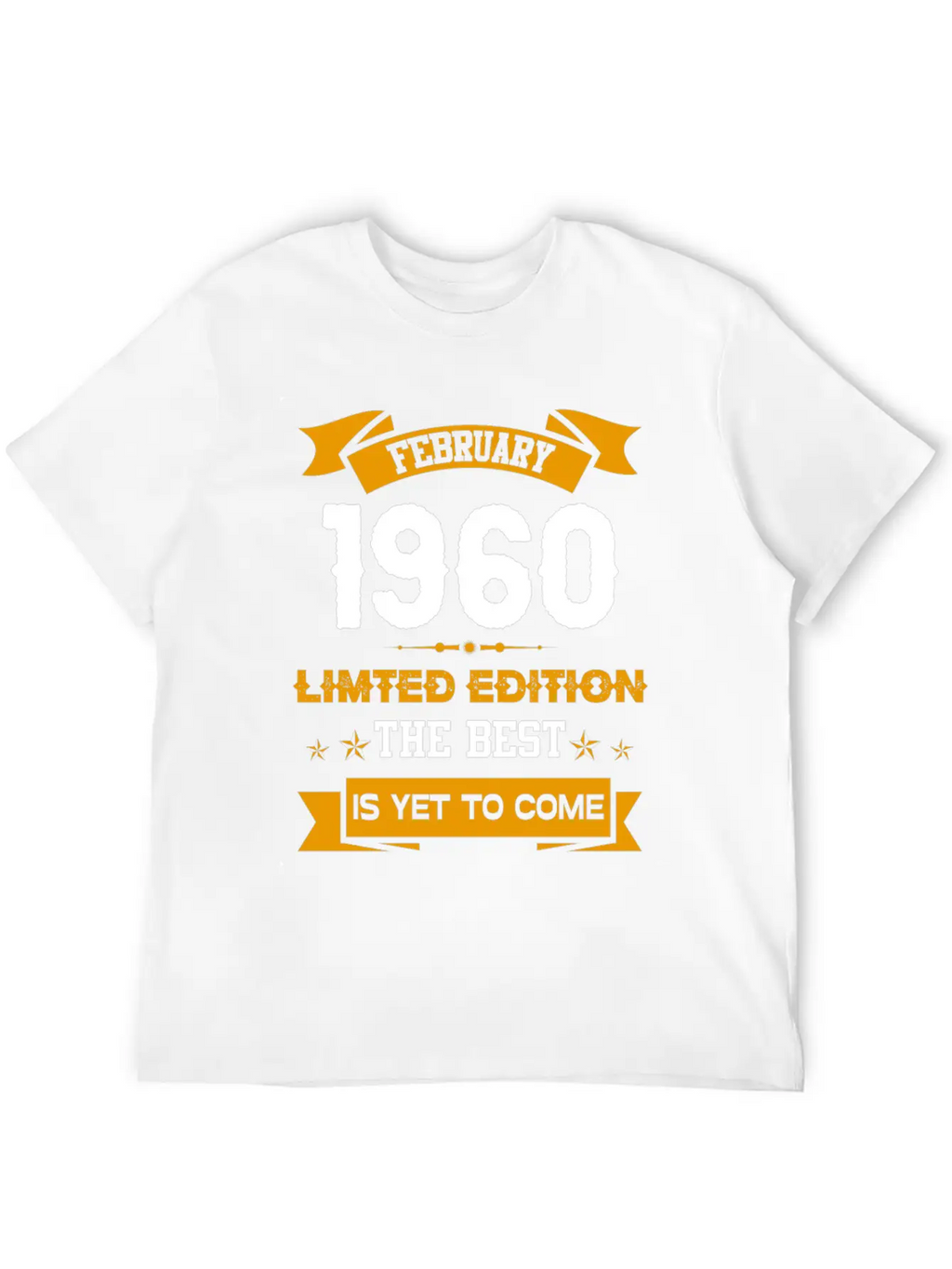 February 1960 Birthday Surprise Essential Cotton Tee For Daily Outfits – Unisex Style
