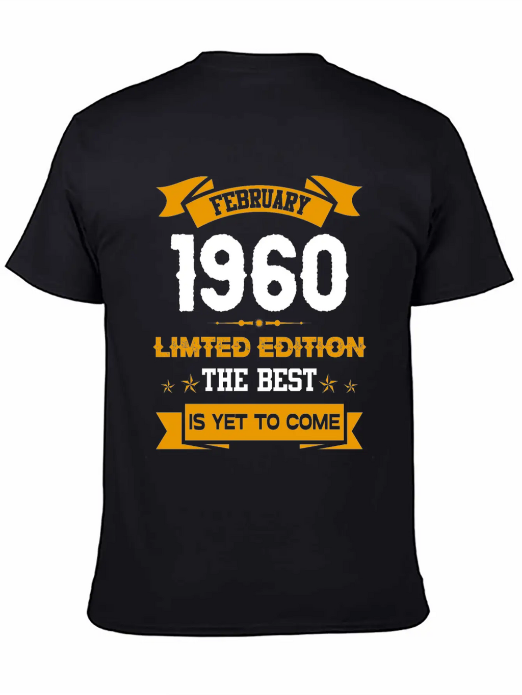 February 1960 Birthday Surprise Essential Cotton Tee For Daily Outfits – Unisex Style