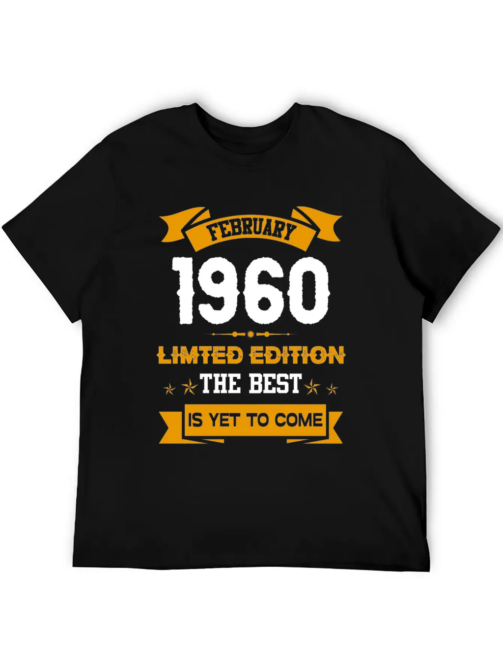 February 1960 Birthday Surprise Essential Cotton Tee For Daily Outfits – Unisex Style