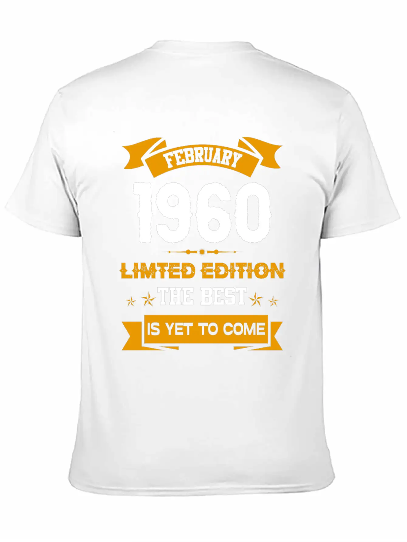 February 1960 Birthday Surprise Essential Cotton Tee For Daily Outfits – Unisex Style