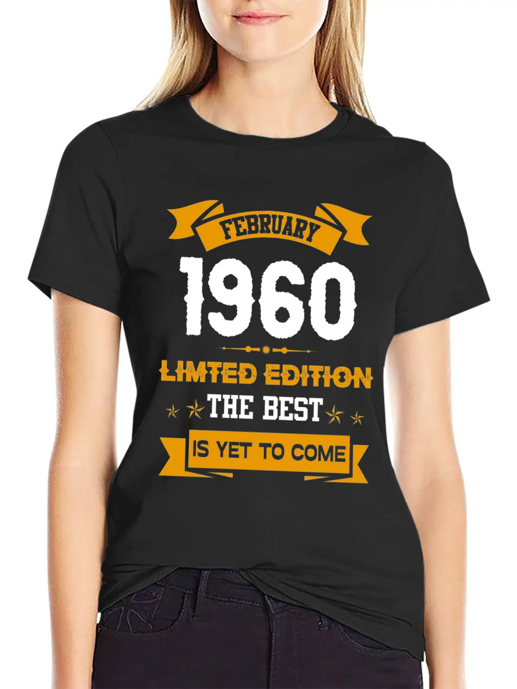 February 1960 Birthday Surprise Essential Cotton Tee For Daily Outfits – Unisex Style