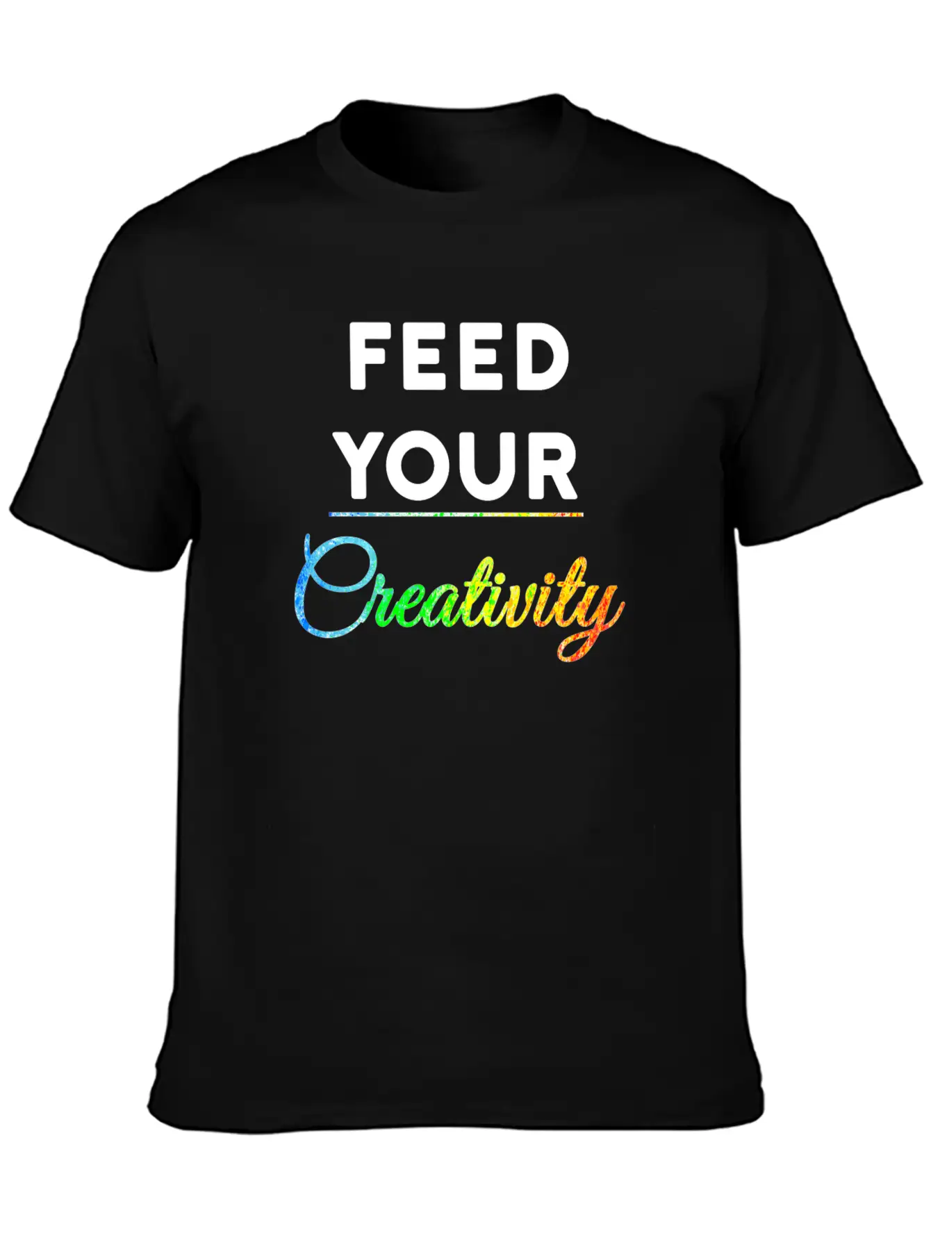 Feed Your Creativity Stylish Everyday T-Shirt – Unisex Basic Cotton Tee