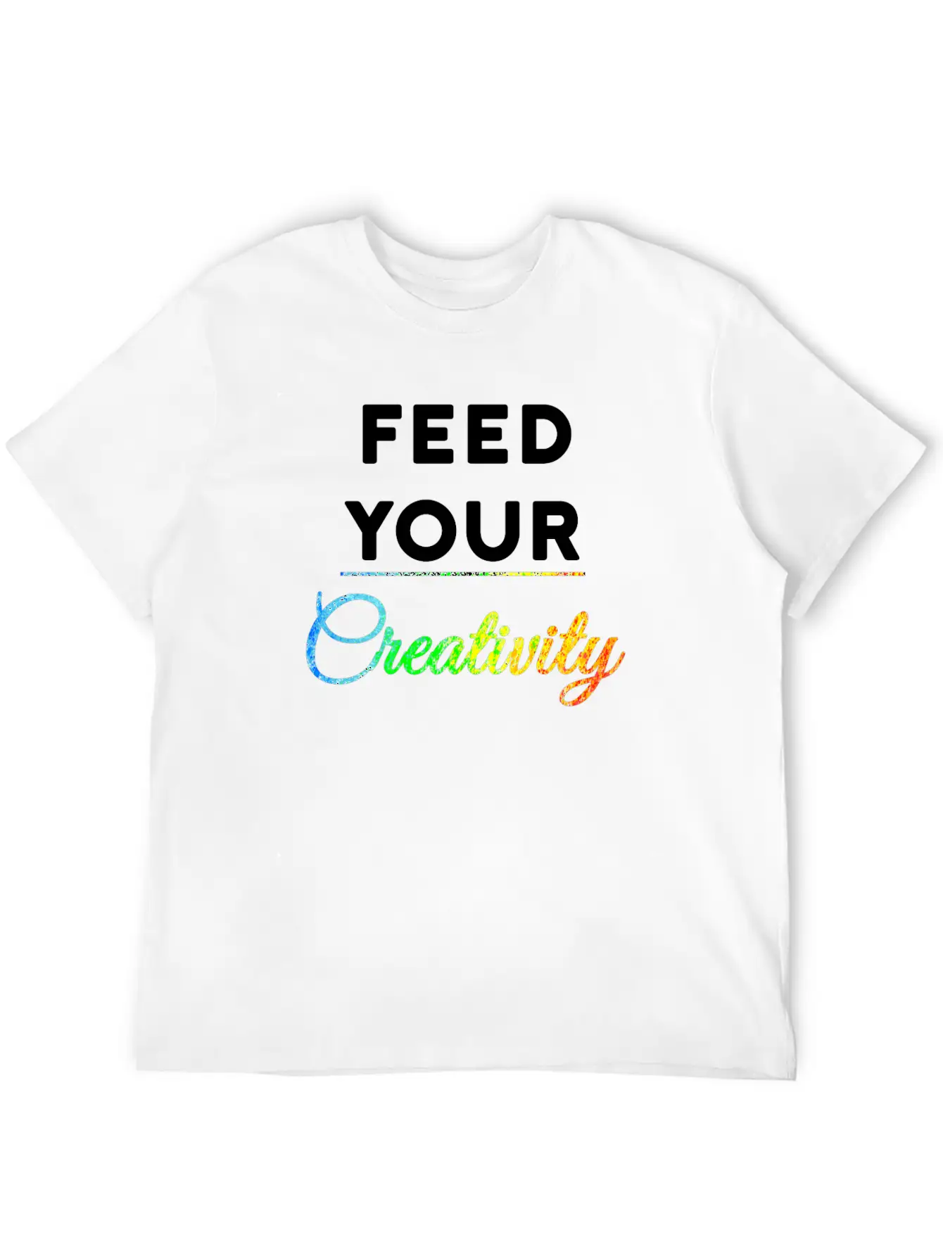 Feed Your Creativity Stylish Everyday T-Shirt – Unisex Basic Cotton Tee