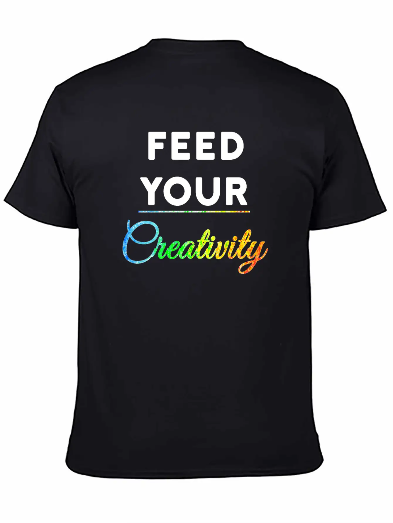 Feed Your Creativity Stylish Everyday T-Shirt – Unisex Basic Cotton Tee