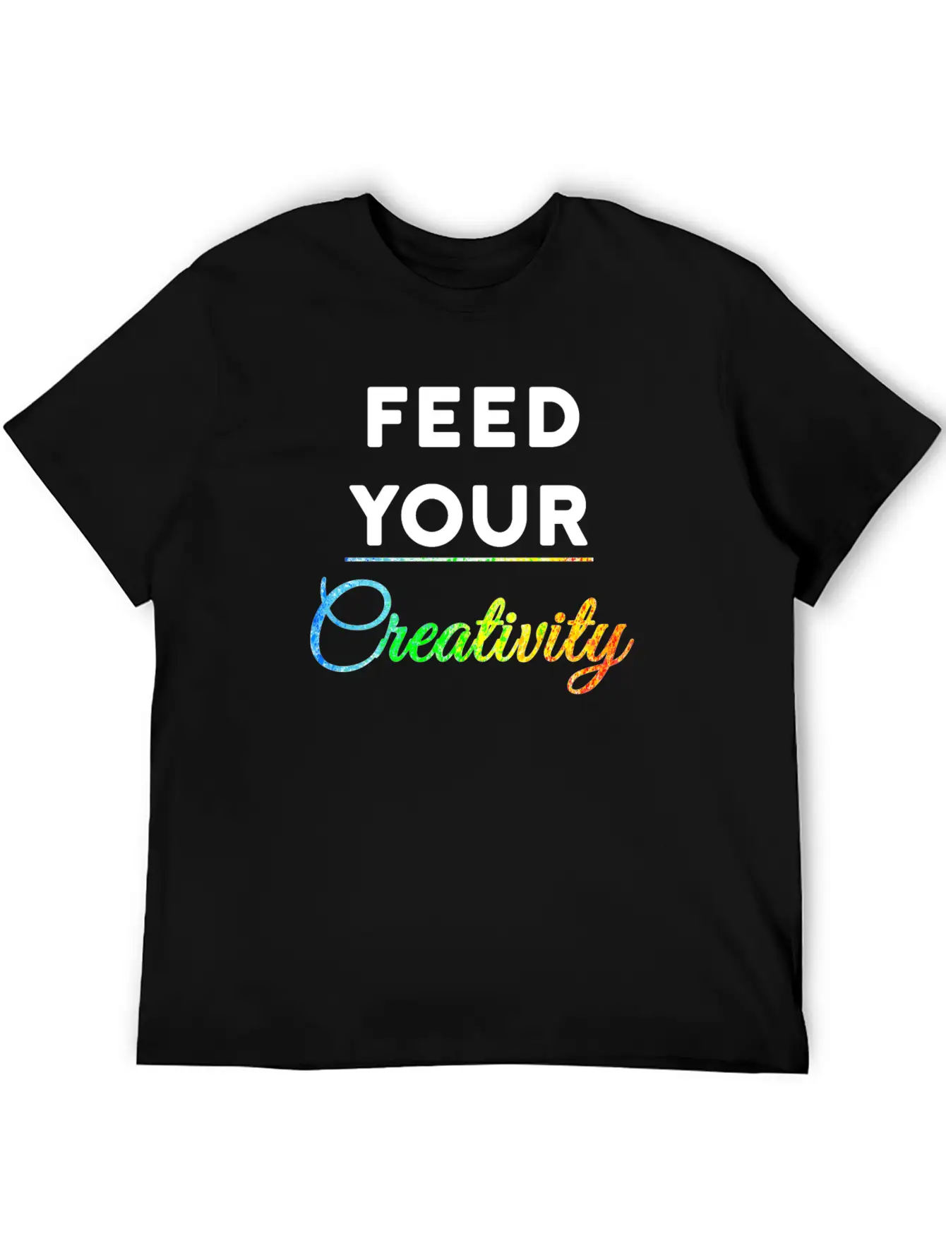 Feed Your Creativity Stylish Everyday T-Shirt – Unisex Basic Cotton Tee