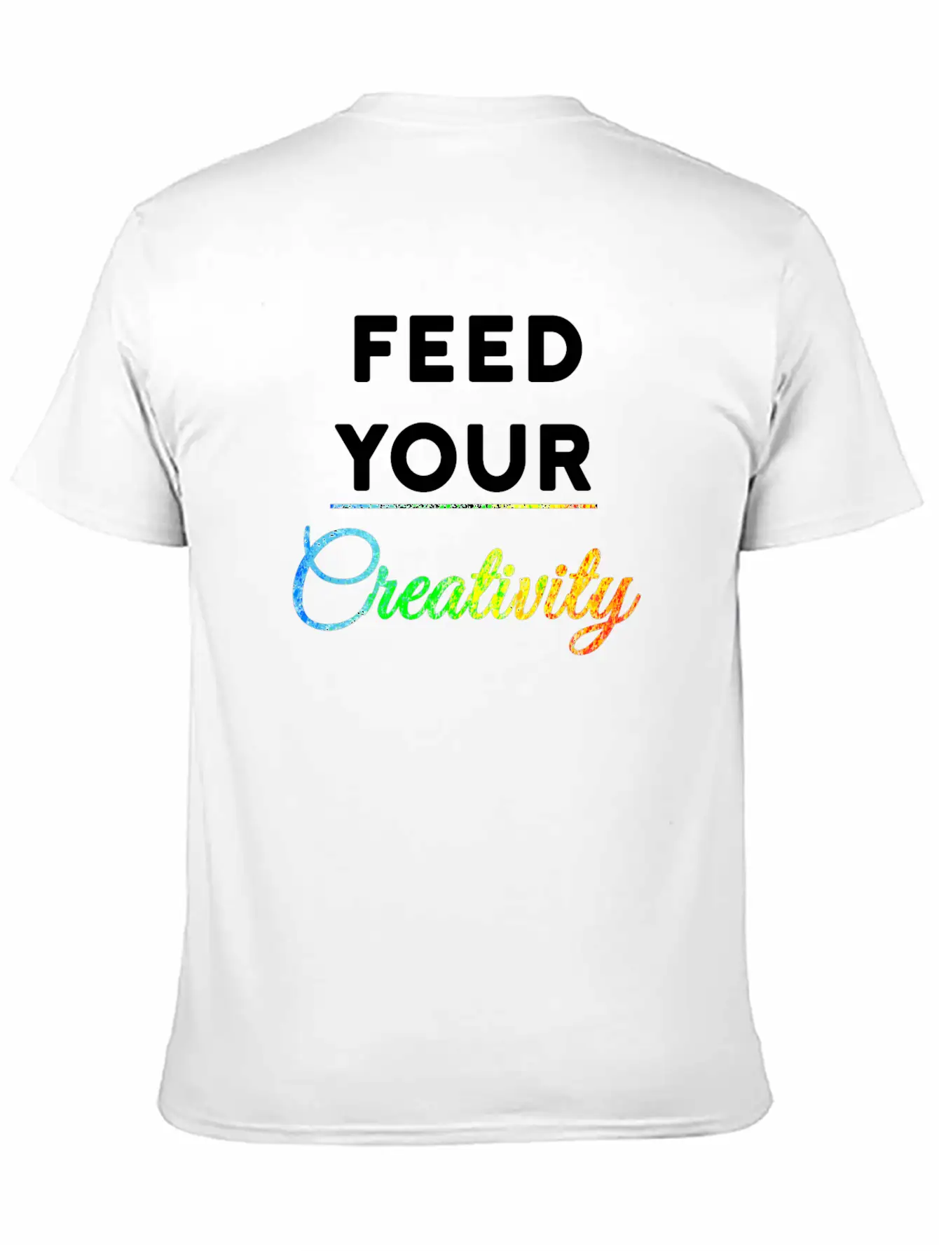 Feed Your Creativity Stylish Everyday T-Shirt – Unisex Basic Cotton Tee